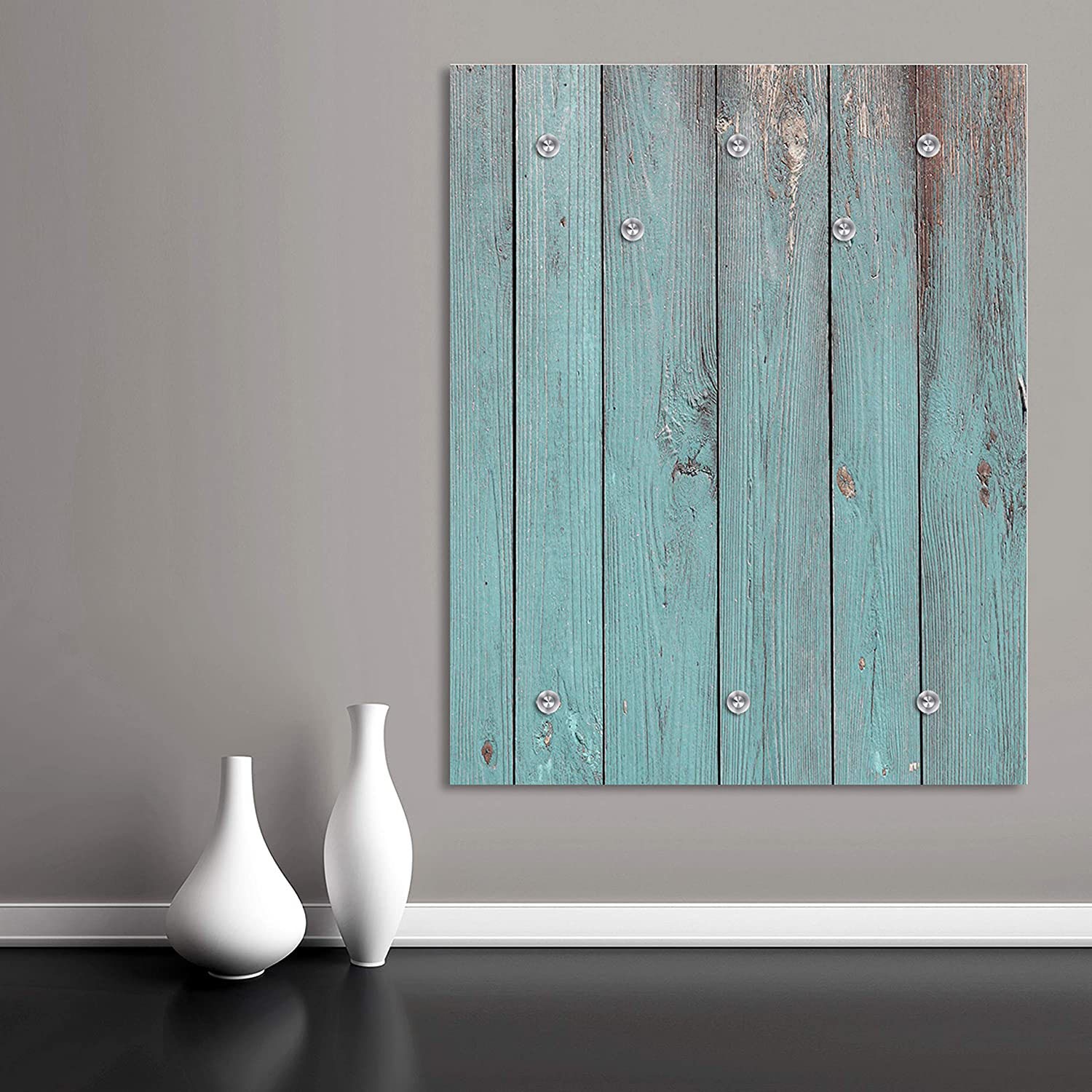 queence Garderobenleiste "Barney" Wand Garderobe, Vintage, Holz Optik, plat günstig online kaufen