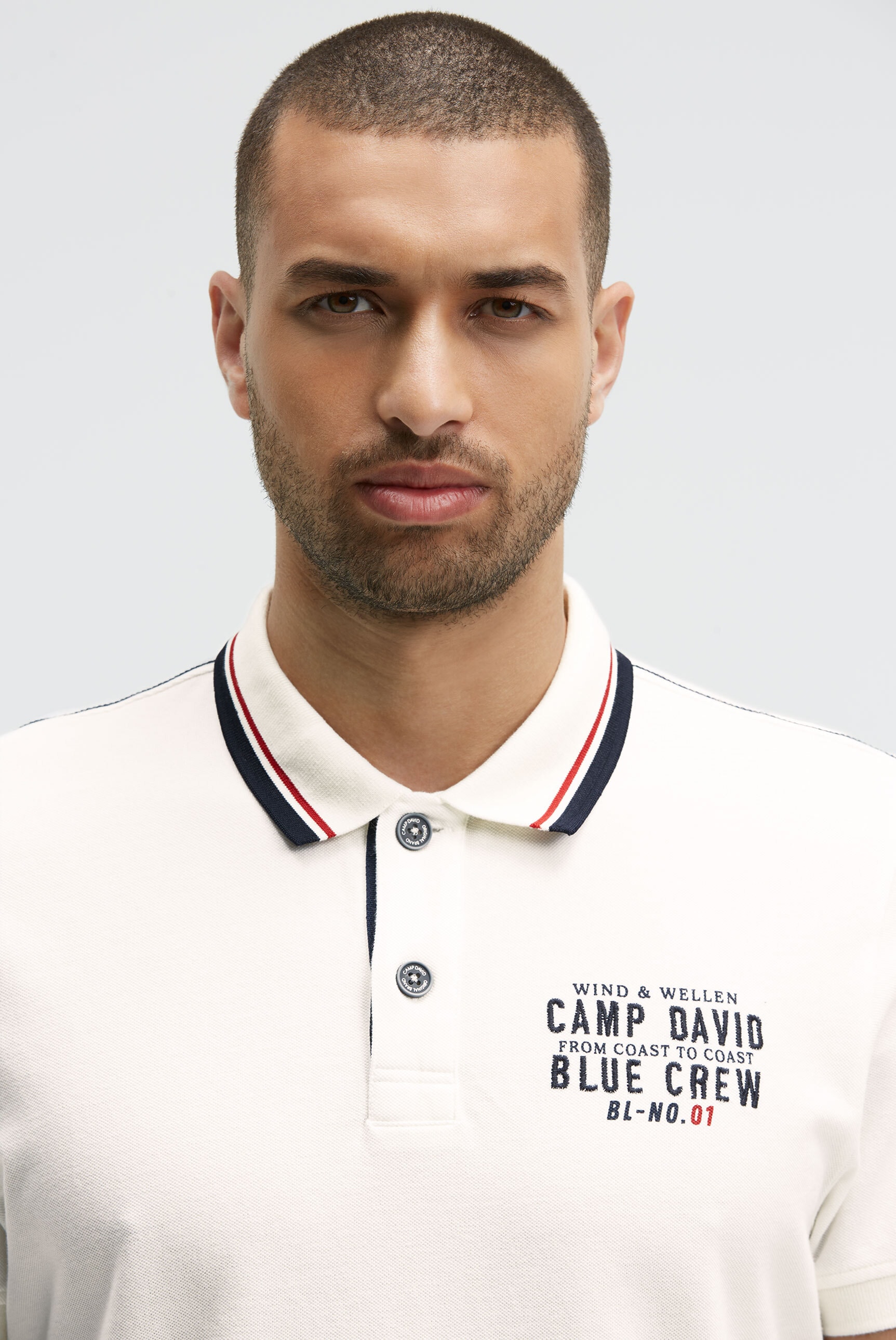 CAMP DAVID Poloshirt aus Baumwolle