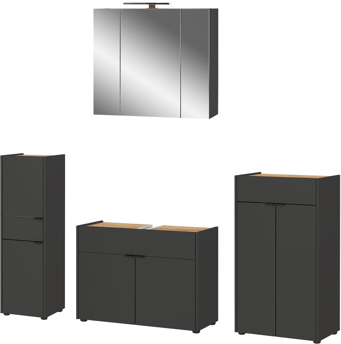 GERMANIA Badmöbel-Set "Ameca" 4 Stk. tlg. günstig online kaufen