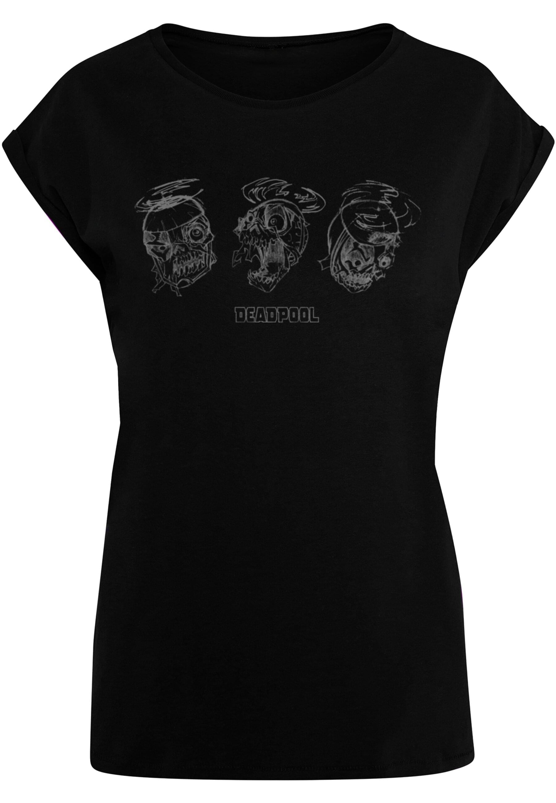 ABSOLUTE CULT T-Shirt "ABSOLUTE CULT Damen Ladies Deadpool - Zombie Head Sk günstig online kaufen