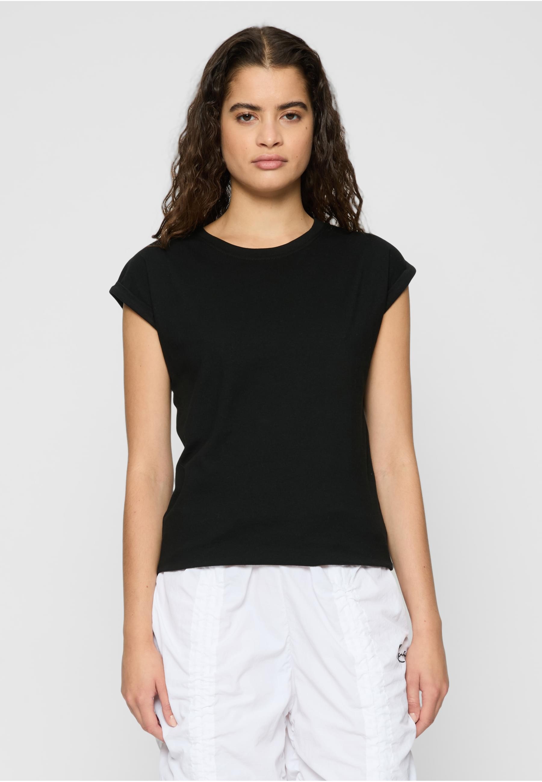 DEF T-Shirt »DEF Damen DEF Giorgia T-Shirt Black«, (1 tlg.)