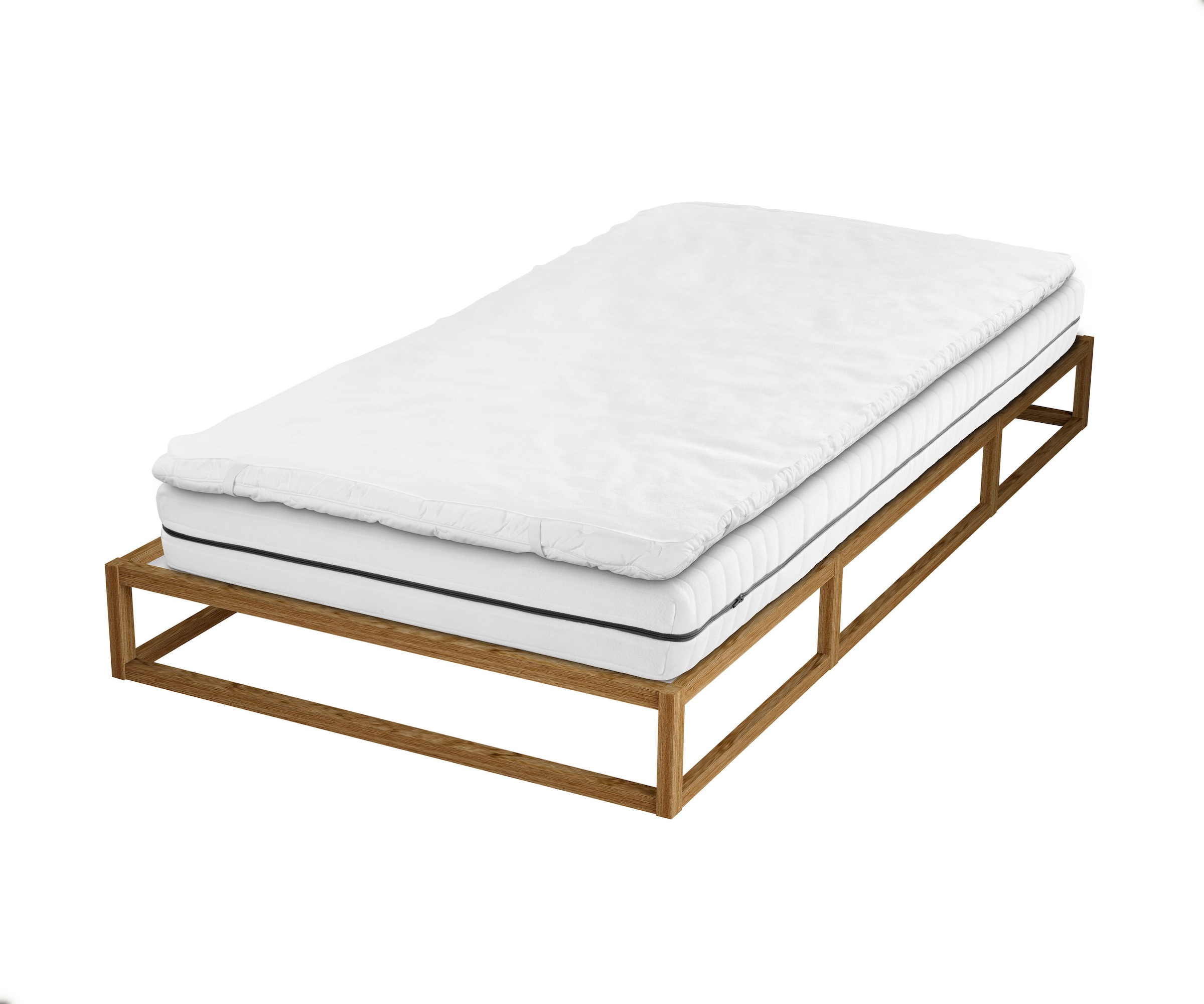Biberna Sleep & Protect 1100000002199 "Wasserundurchlässige Molton-Matratzenauflage für Topper"