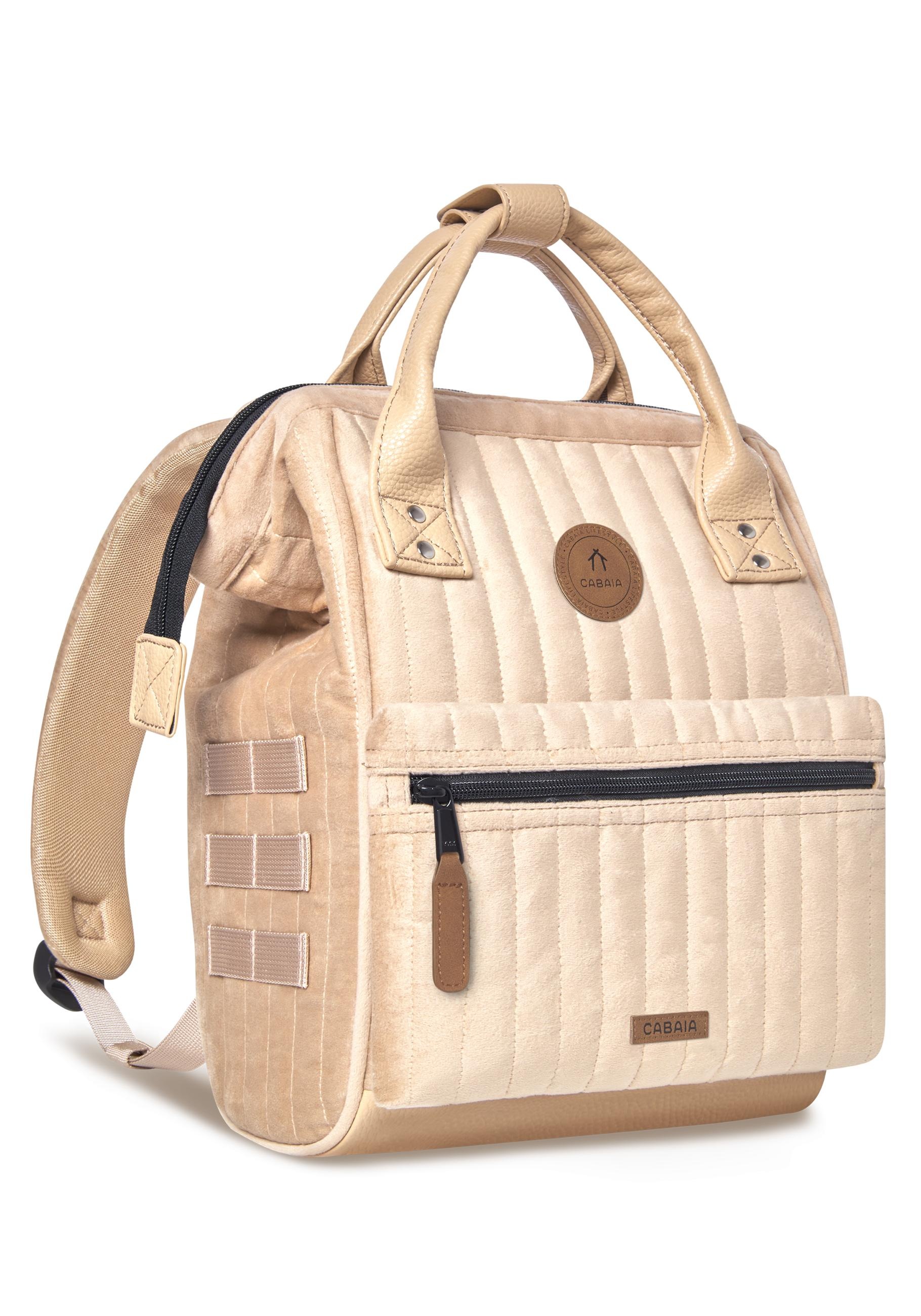 CABAIA Tagesrucksack »Adventurer S Quilted«, Gesteppter Rucksack mit austauschbaren Vordertaschen