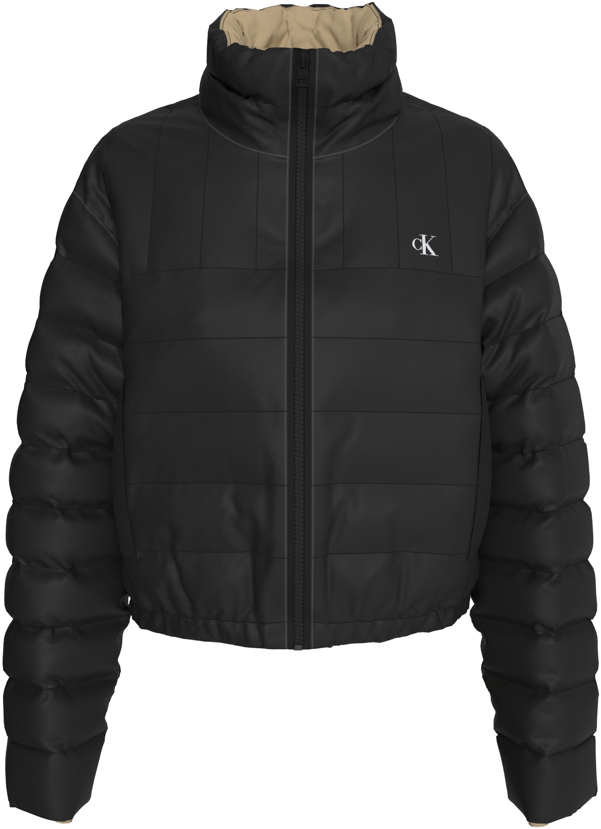 Calvin Klein Jeans Steppjacke »UL SHORT PUFFER«, Mit Logoprägung