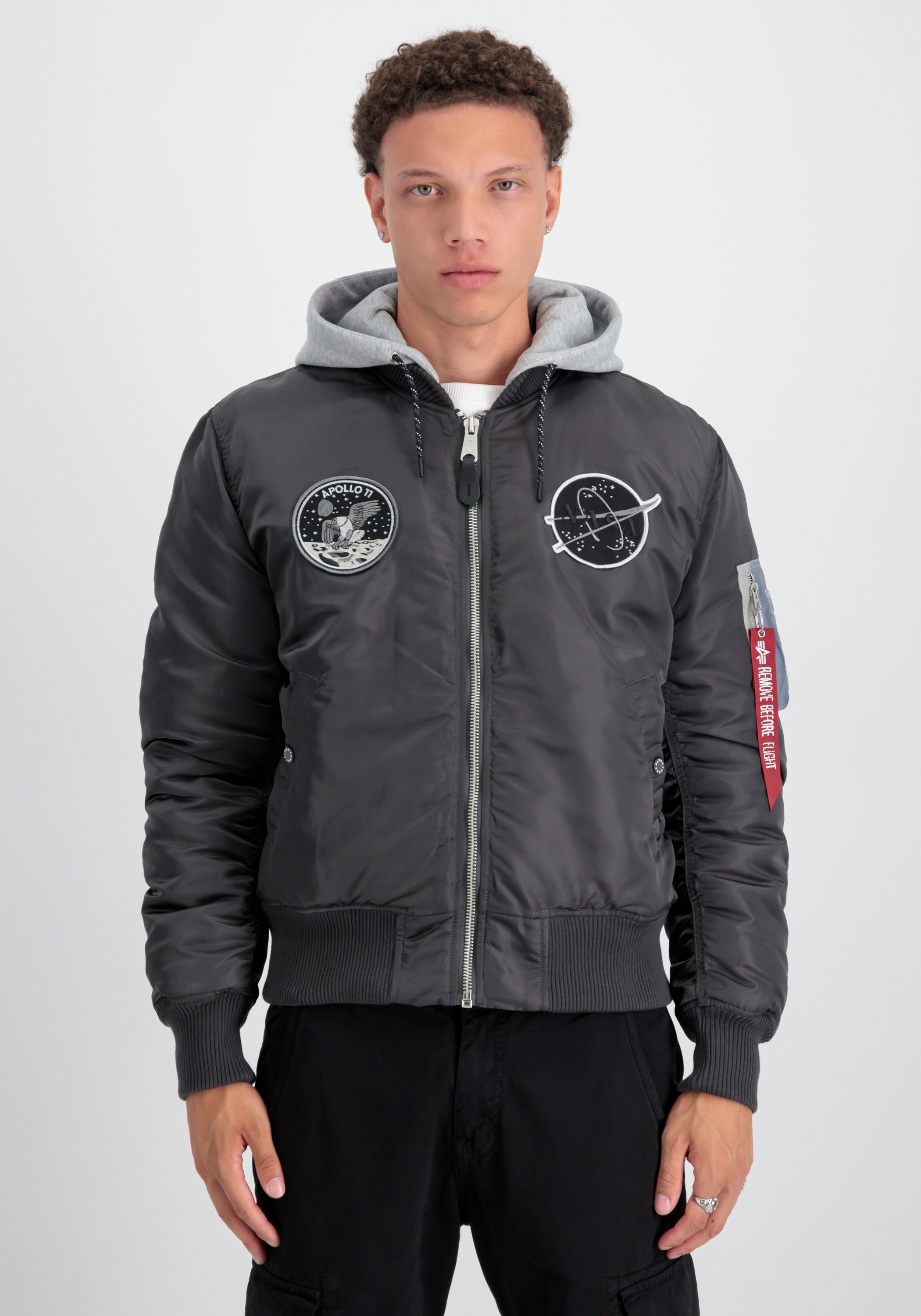 Alpha Industries Bomberjacke »Alpha Industries Men - Bomber Jackets MA-1 VF Hood Dark Side«