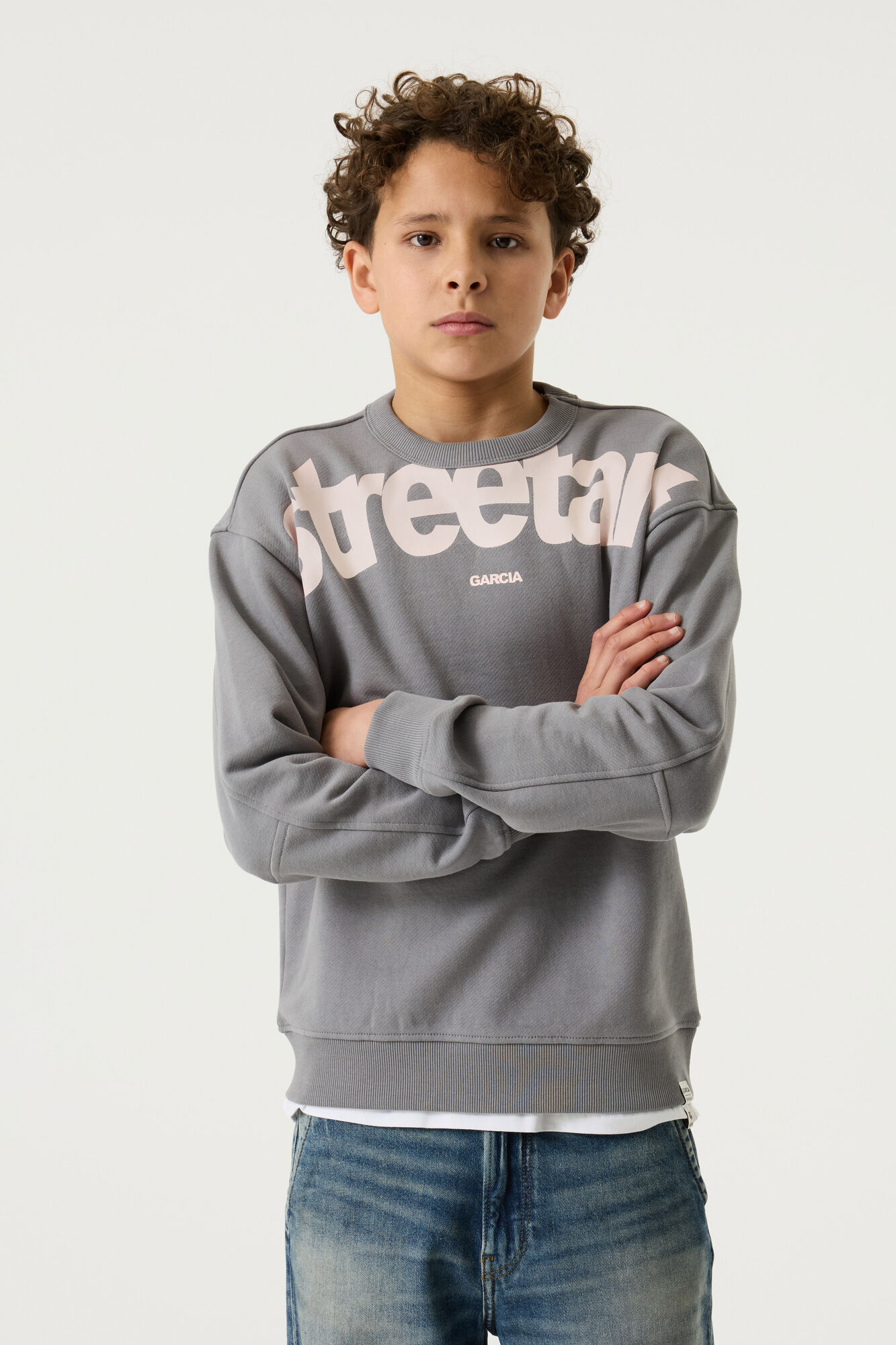 Garcia Sweatshirt, mit Schriftzug for BOYS