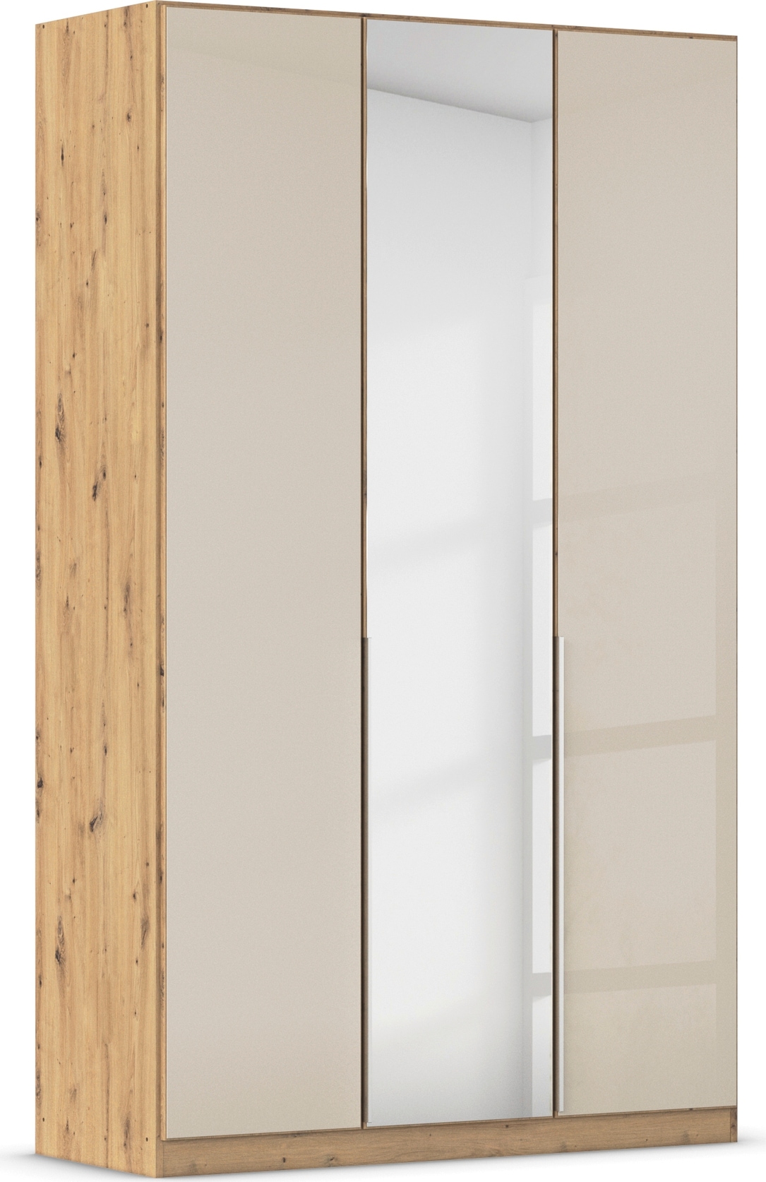 OTTO home Drehtürenschrank "Kleiderschrank Schrank Garderobe AGORDO mit Glasfront und Spiegel" in zwei Griff-Farben, Breiten 91-405 cm, durchdachte Innenausstattung, in 8 Breiten und 2 Höhen MADE IN GERMANY