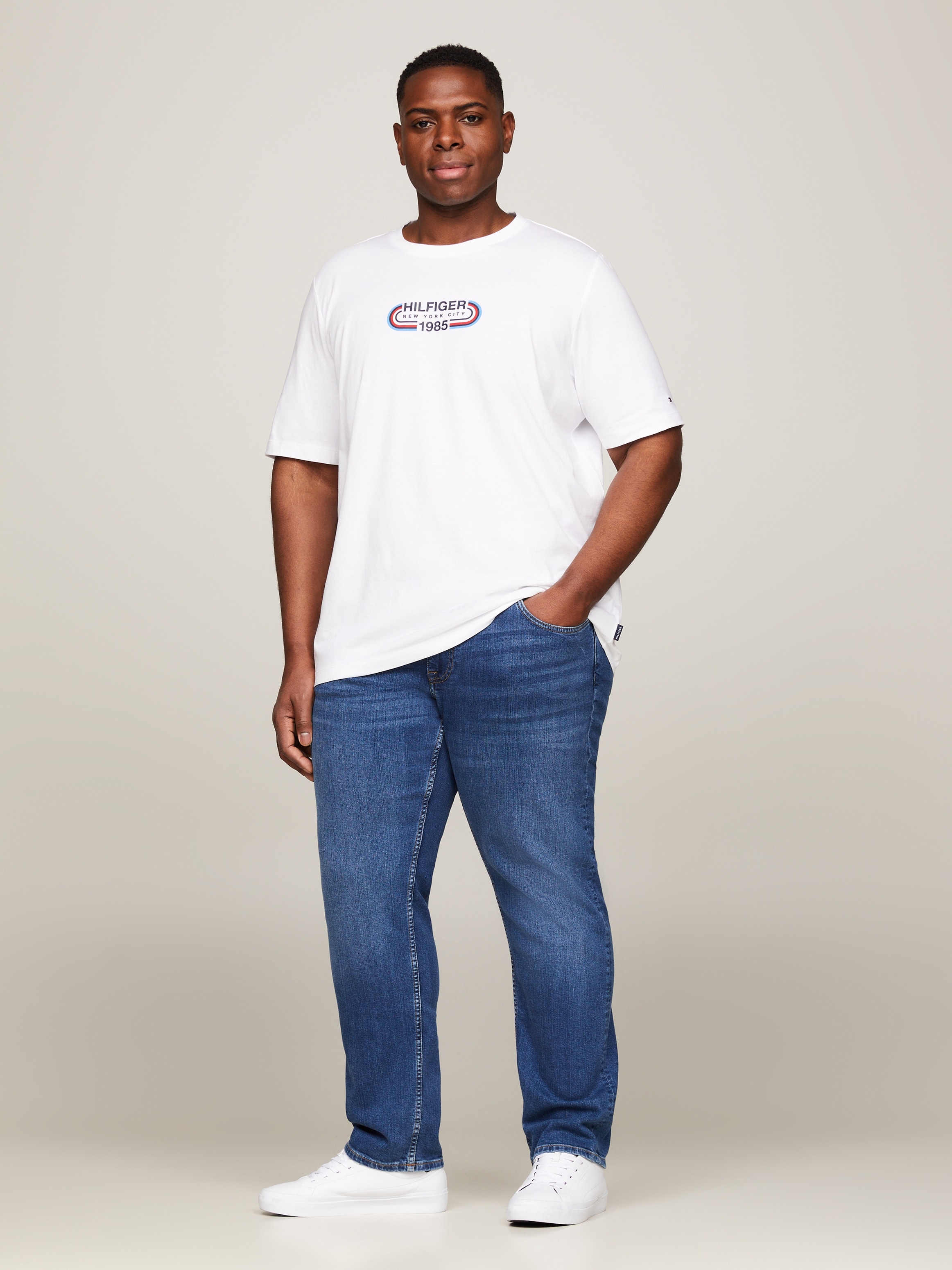 Tommy Hilfiger Big & Tall T-Shirt »BT-HILFIGER TRACK GRAPHIC TEE-B«, Große Größen