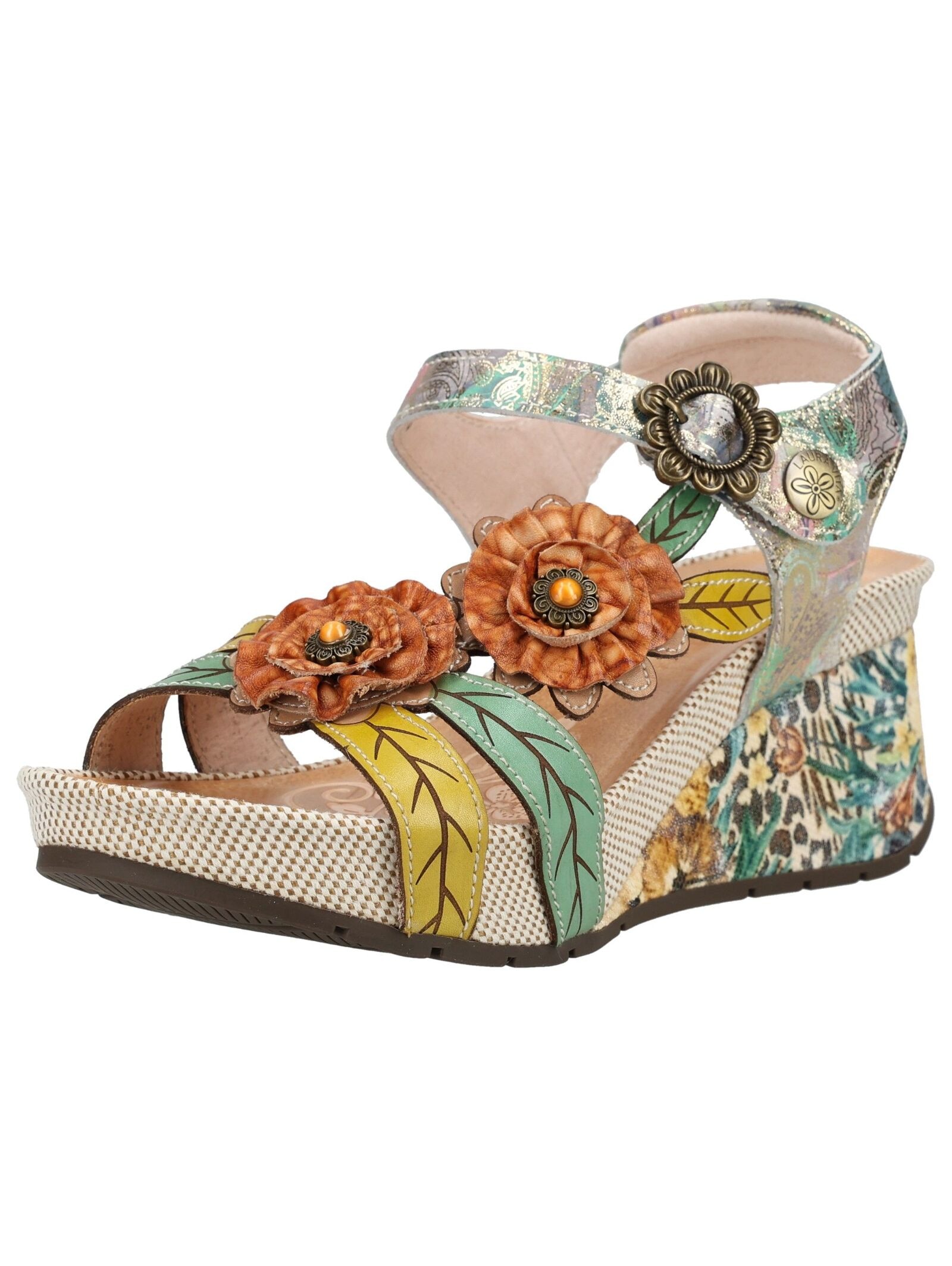 LAURA VITA Keilsandalette "LAURA VITA Sandalen Leder" günstig online kaufen