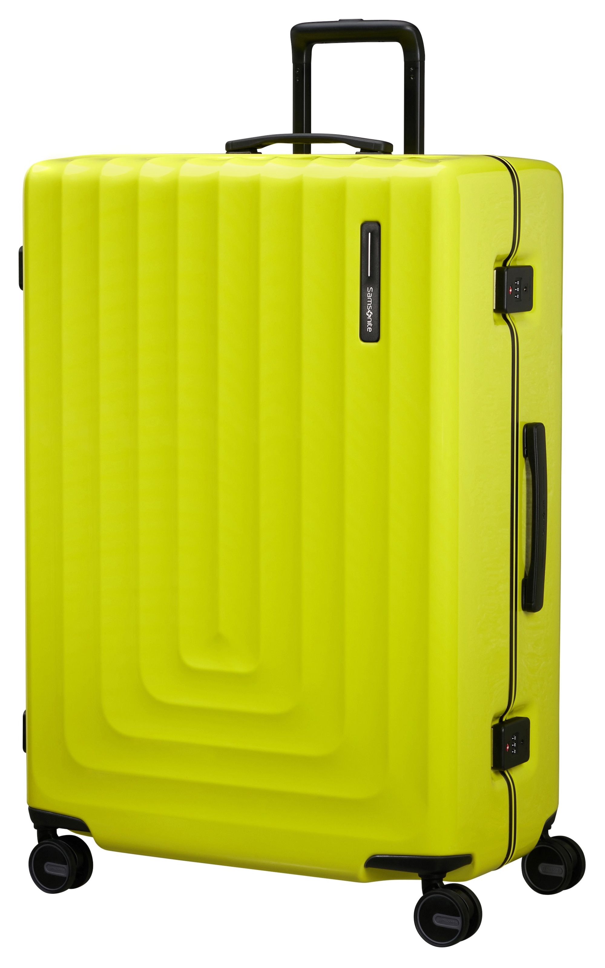 SAMSONITE Hartschalen-Trolley "FOCUS, verschiedene Größen und Farben"metallic lime, Polycarbonat, Koffer, Reisegepäck, Hartschalen-Koffer, TSA-Schloss