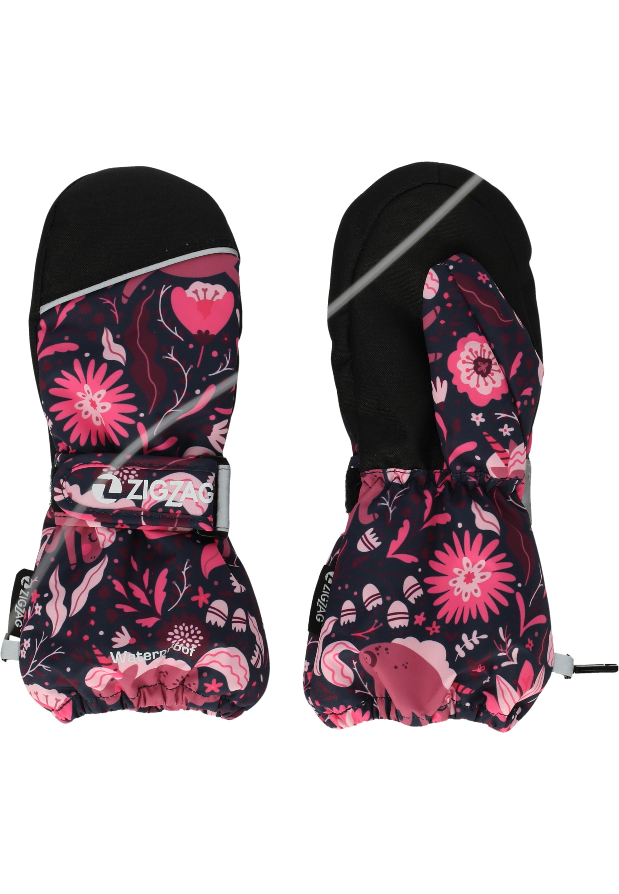 ZIGZAG Fäustlinge "True Printed" mit komfortabler Winter-Ausstattung