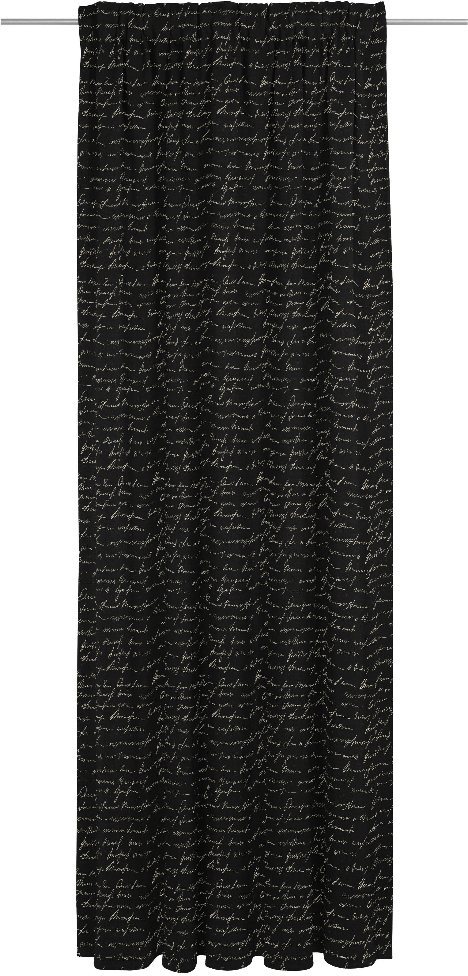 Adam Vorhang »Scribble«, (1 St.), nachhaltig aus Bio-Baumwolle