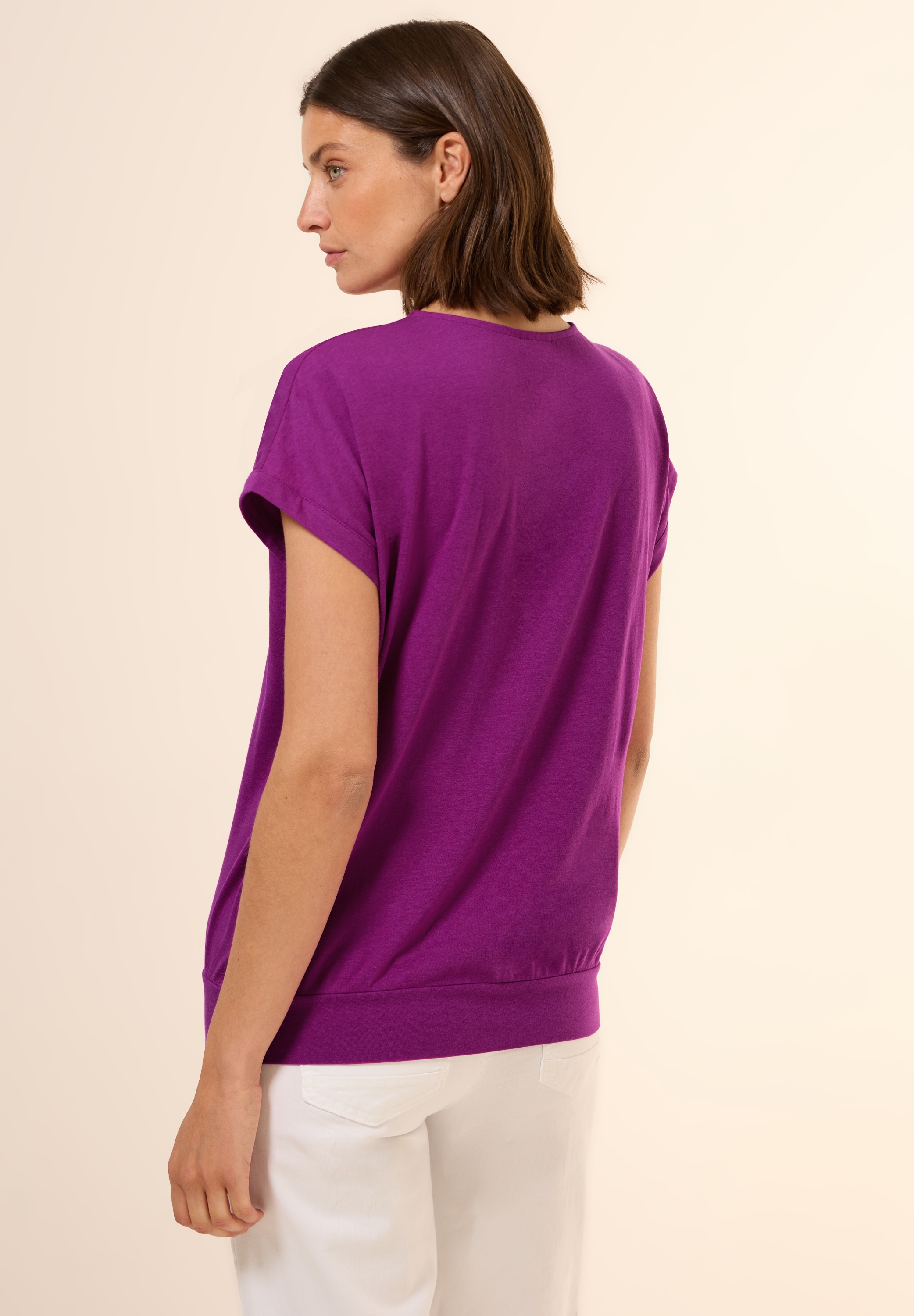 Cecil T-Shirt, im soften Baumwoll-Mix
