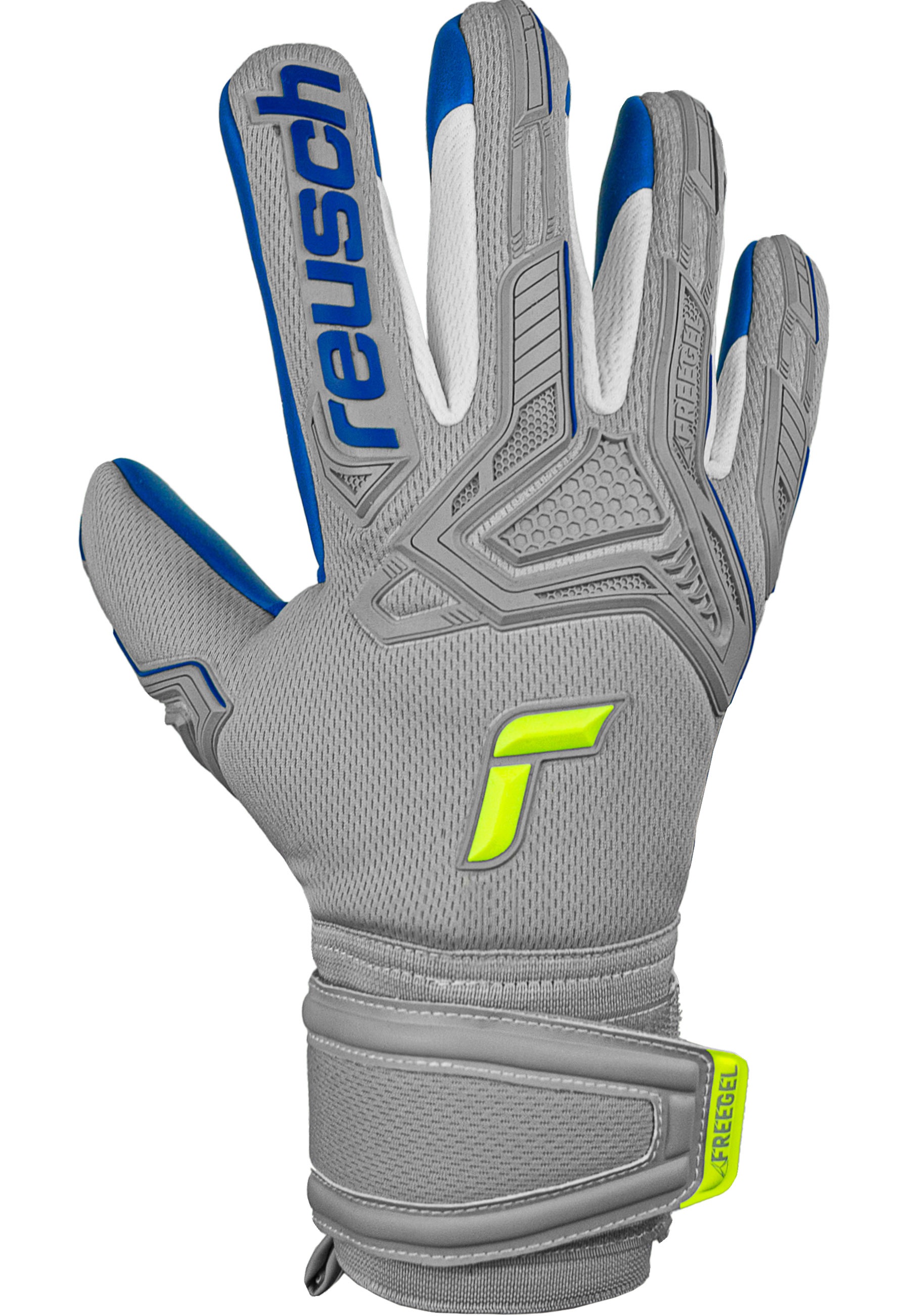 Reusch Torwarthandschuhe »Attrakt Freegel Silver Finger Support«, mit beeindruckendem Grip