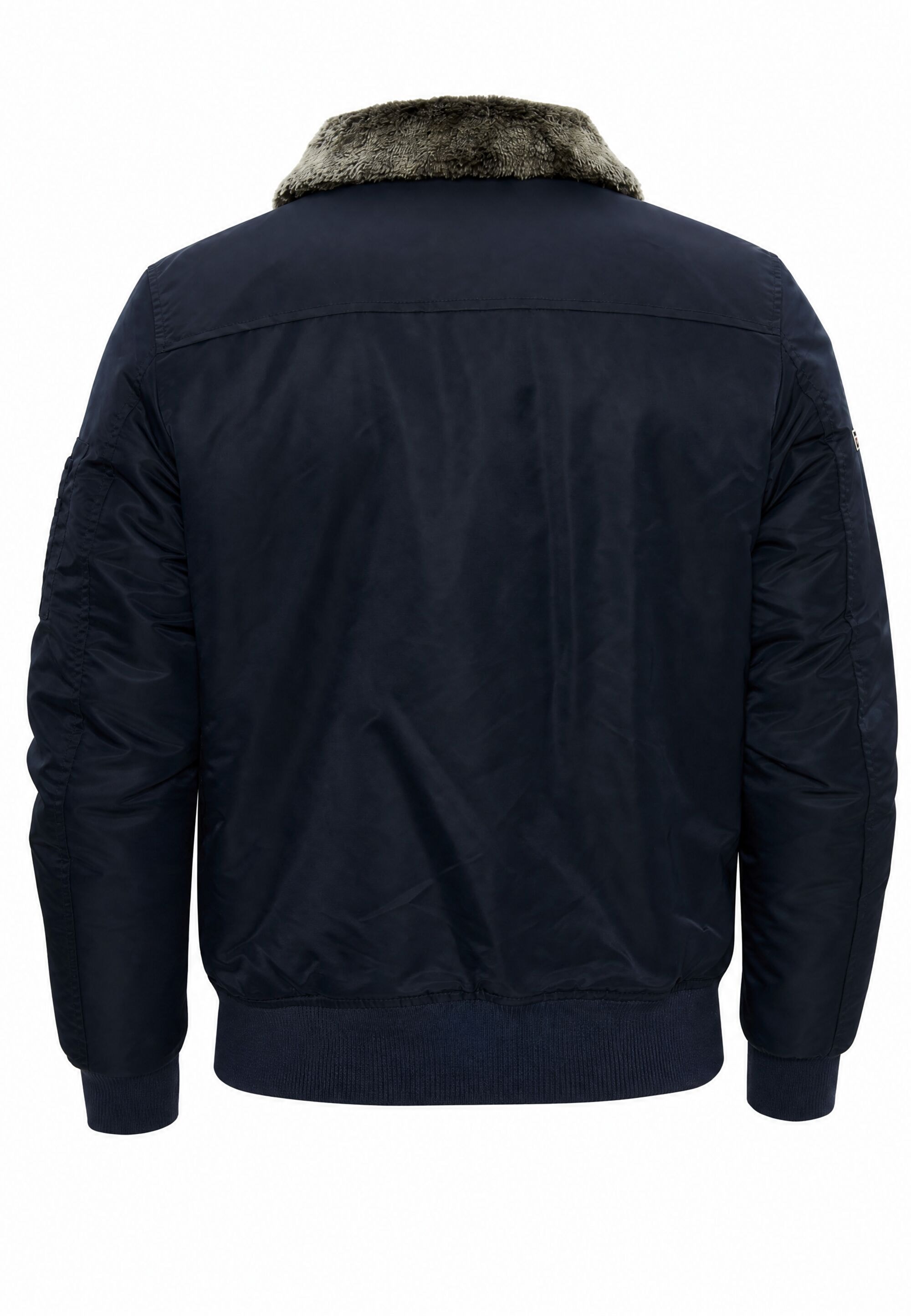 Cipo & Baxx Winterjacke »Winterjacke CM232« mit Kapuze im Bomberstil