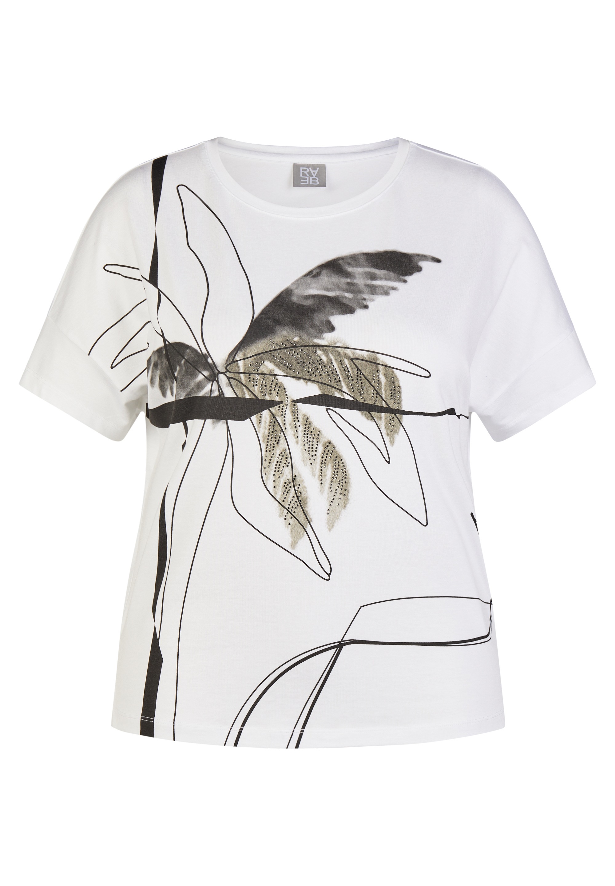 Rabe Print-Shirt »Rabe T-Shirt mit überschnittener Schulter«