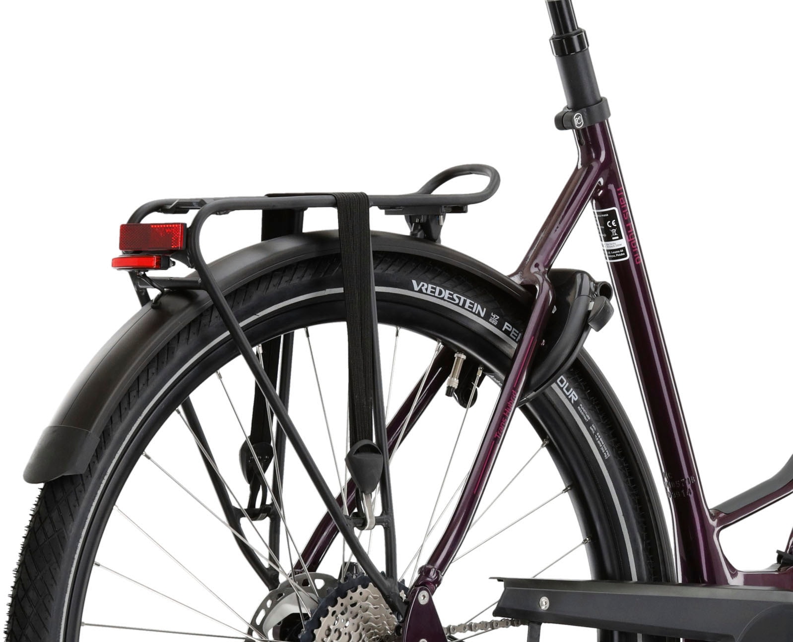 Kross E-Bike »E-Trekkingrad Trans Hybrid Prestige 630 28 Zoll lila«, 11 Gang, Shimano, DEORE XT DI2 M8050, Mittelmotor 250 W