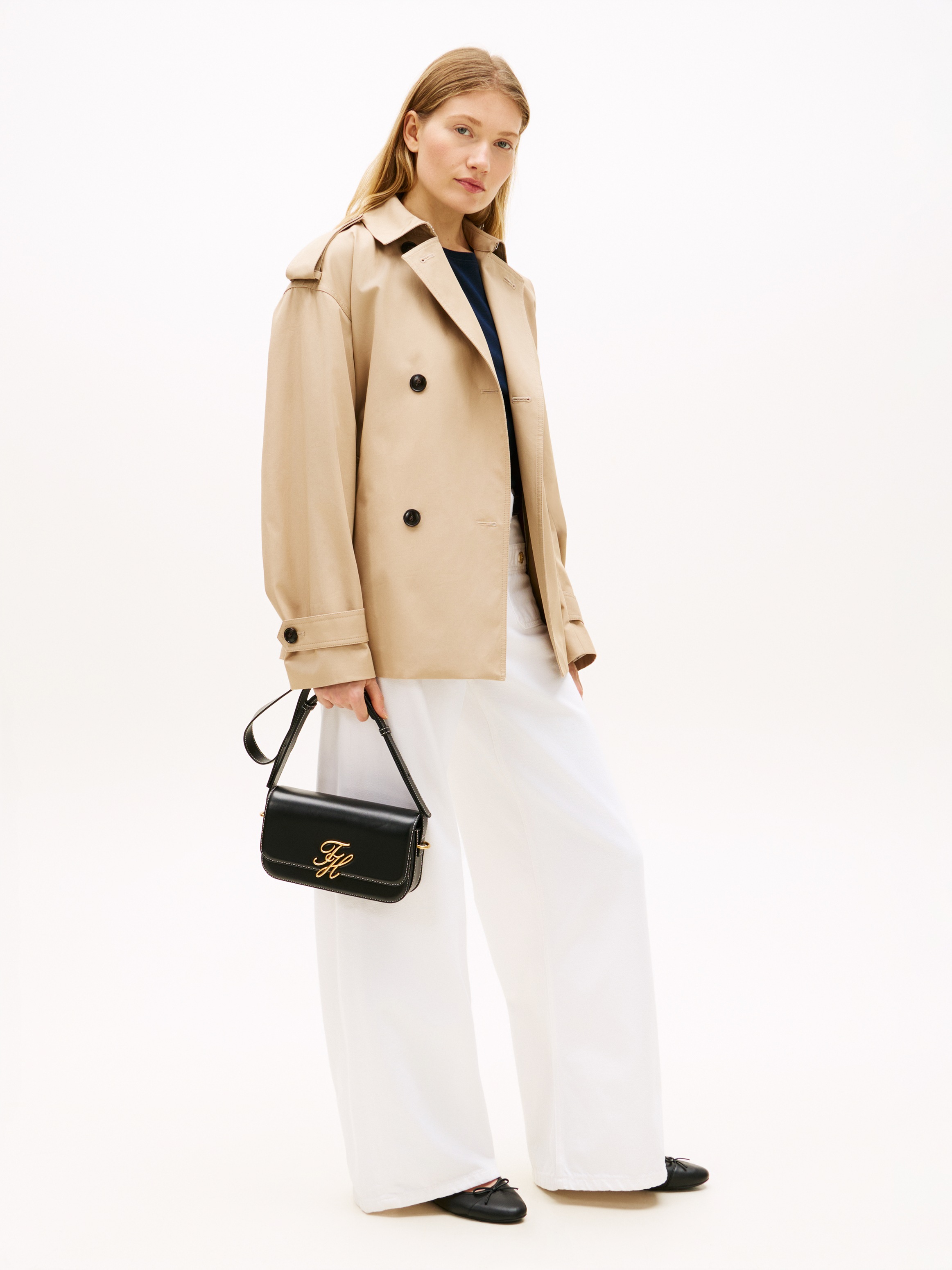 Tommy Hilfiger Umhängetasche "TH SCRIPT FLAP CROSSOVER" Schultertasche, Han günstig online kaufen