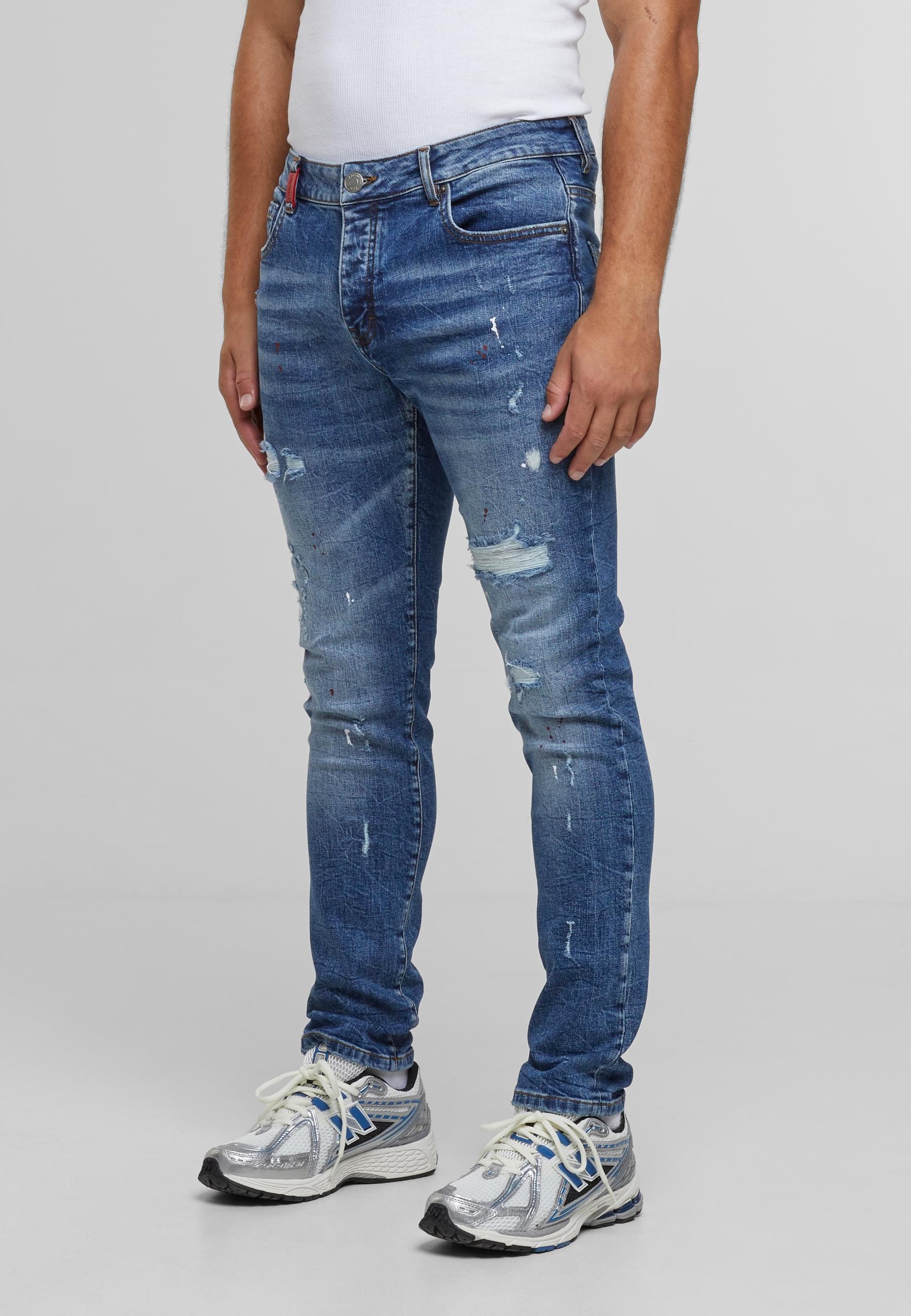 2Y Premium Bequeme Jeans »2Y Premium 2Y JULIO RIPPED SLIM FIT JEANS«