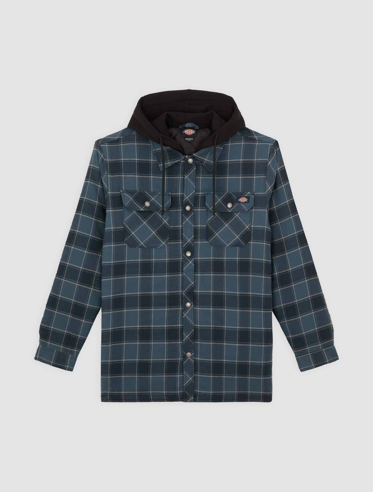 Dickies Funktionshemd "Dickies Workwear Hemden FLEECE HOODED FLANNEL SHIRT günstig online kaufen