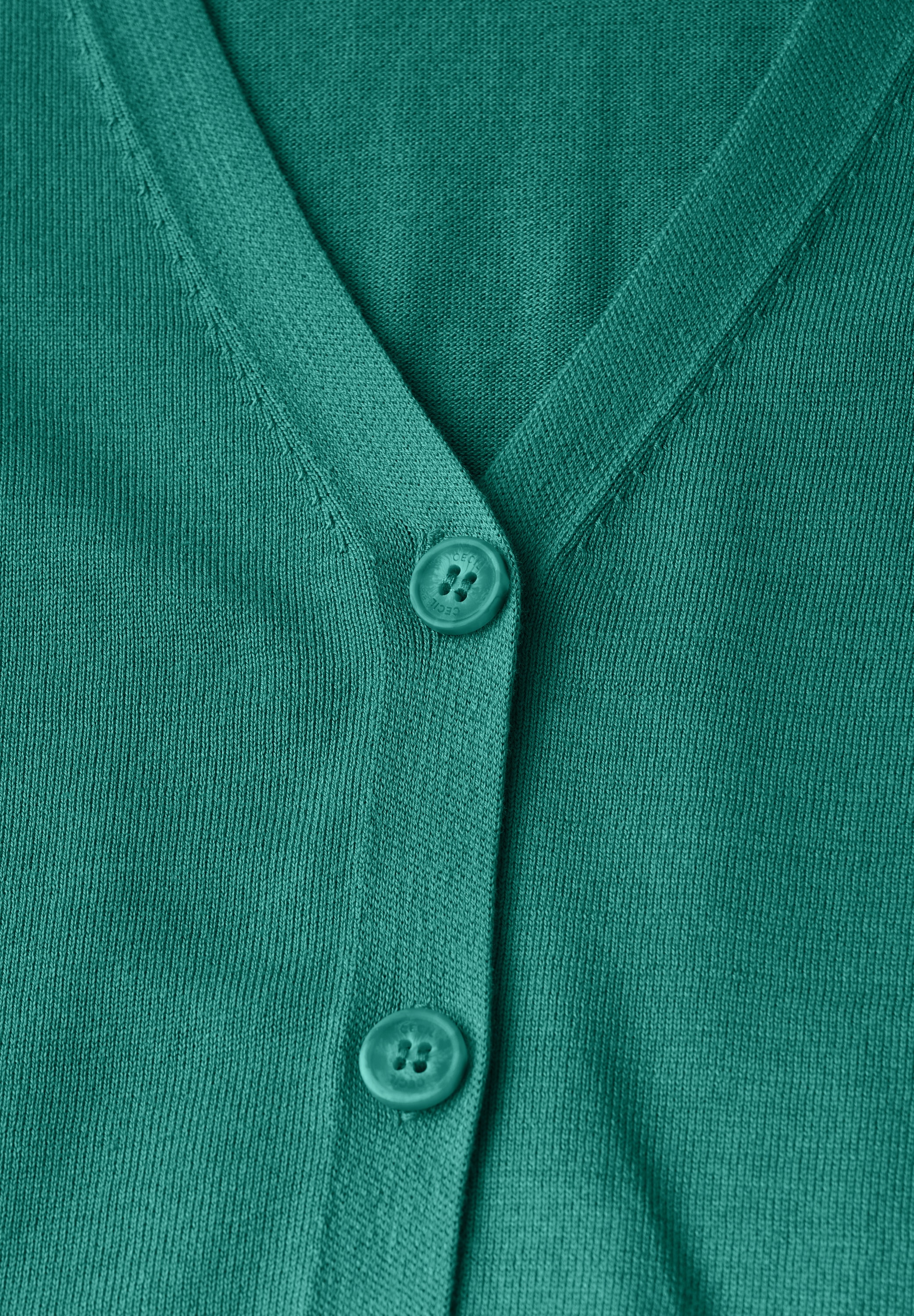Cecil Cardigan, mit Knopfleiste