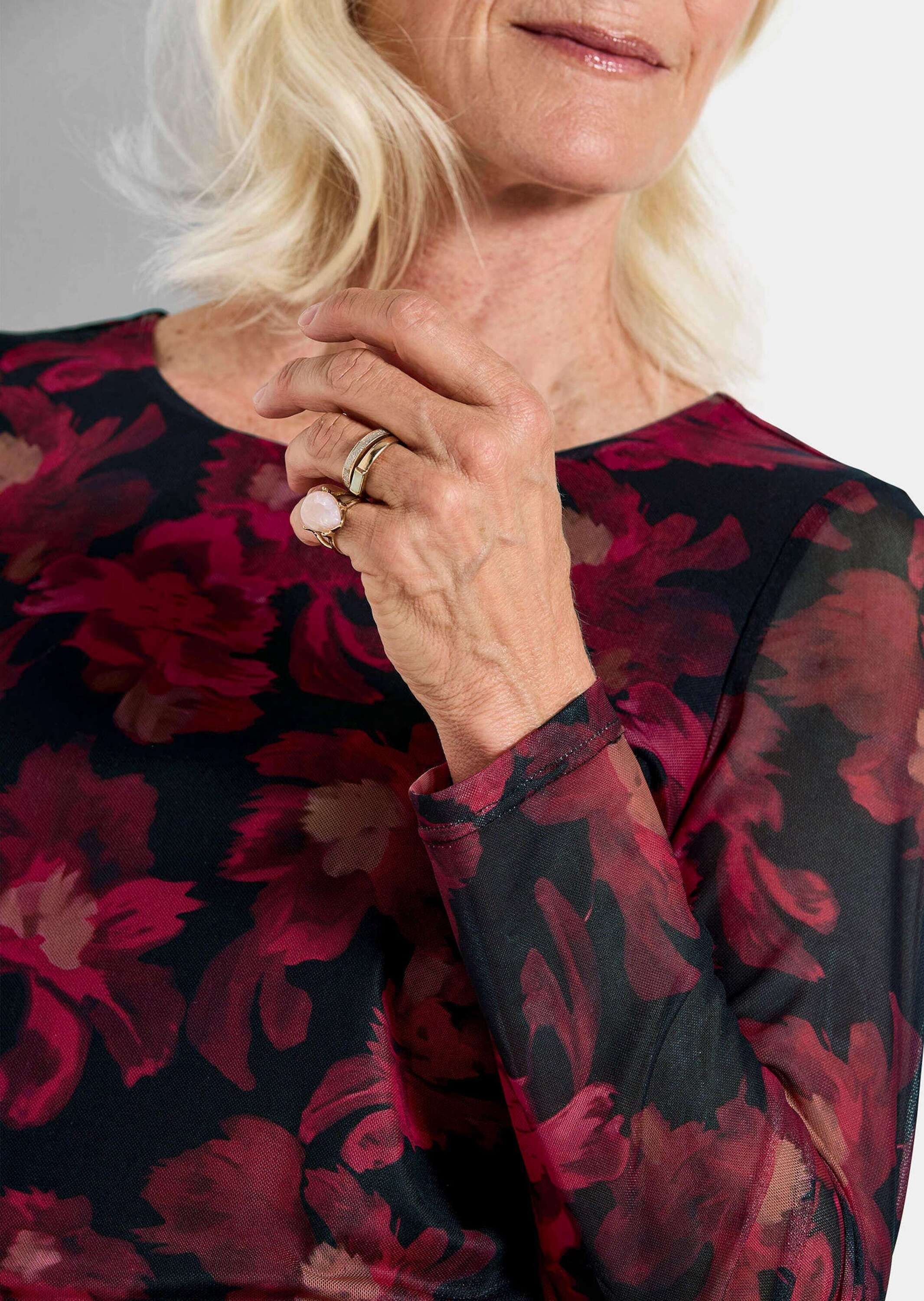 GOLDNER Abendkleid »Kleid aus weichem Mesh«