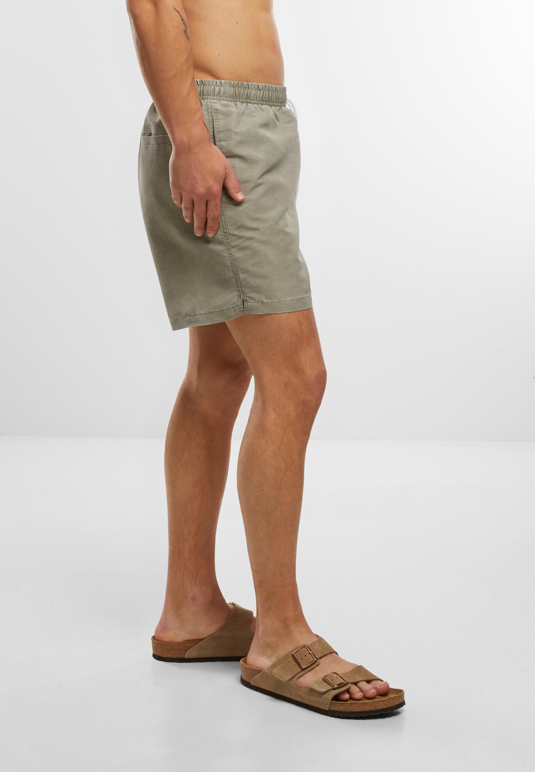 URBAN CLASSICS Badeshorts »Urban Classics Washed Swim Shorts«