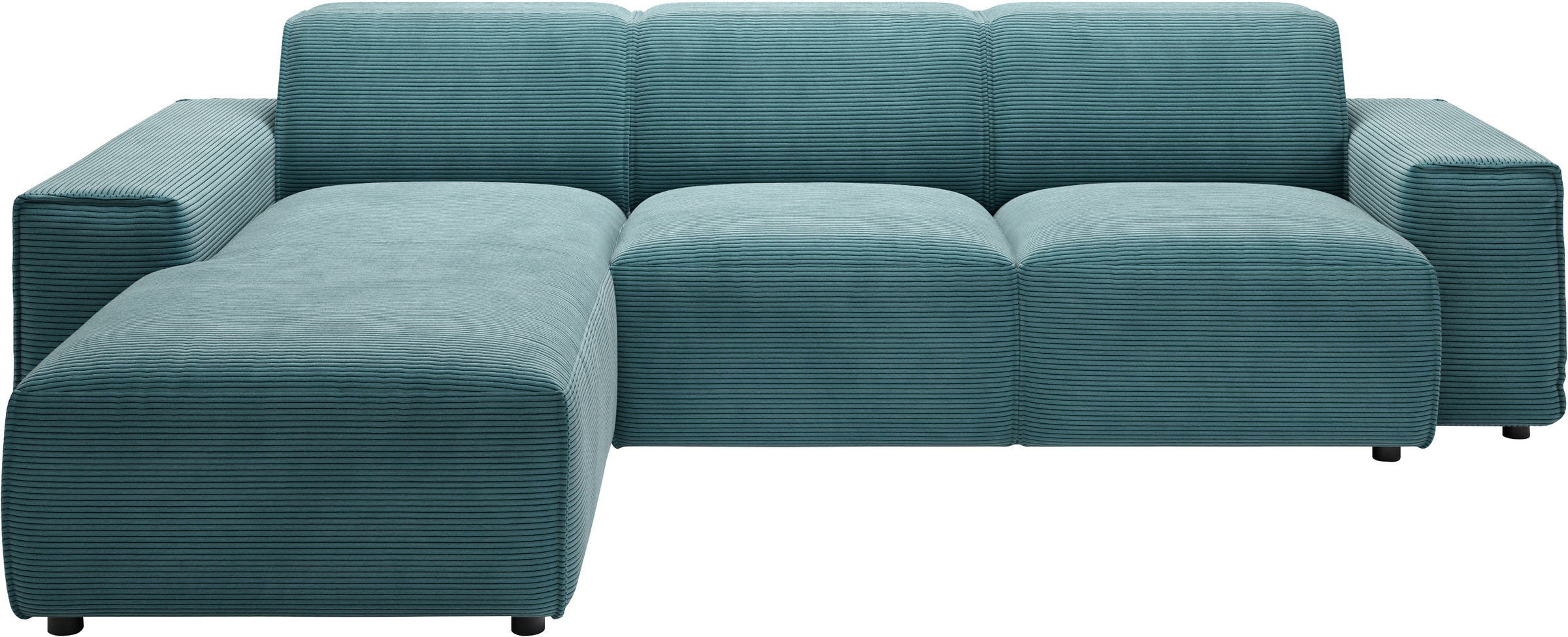andas Ecksofa »Glimminge L-Form auch in Breitcord, Feincord + Easy care-Bezug,«, Breite 264, Zierkissen