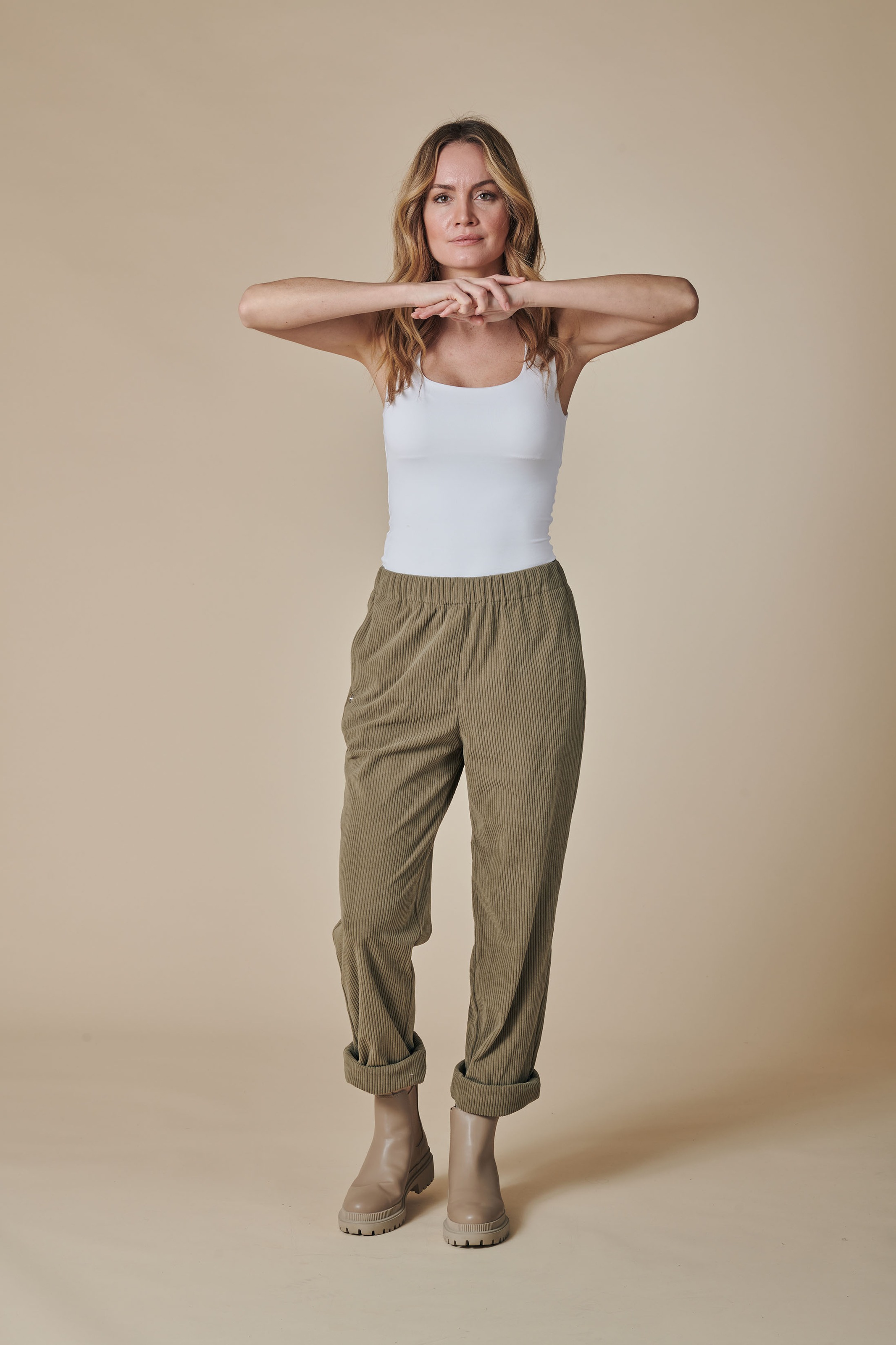 Thumbnail - Zhrill Cordhose "ZHPIA" mit Rippstruktur