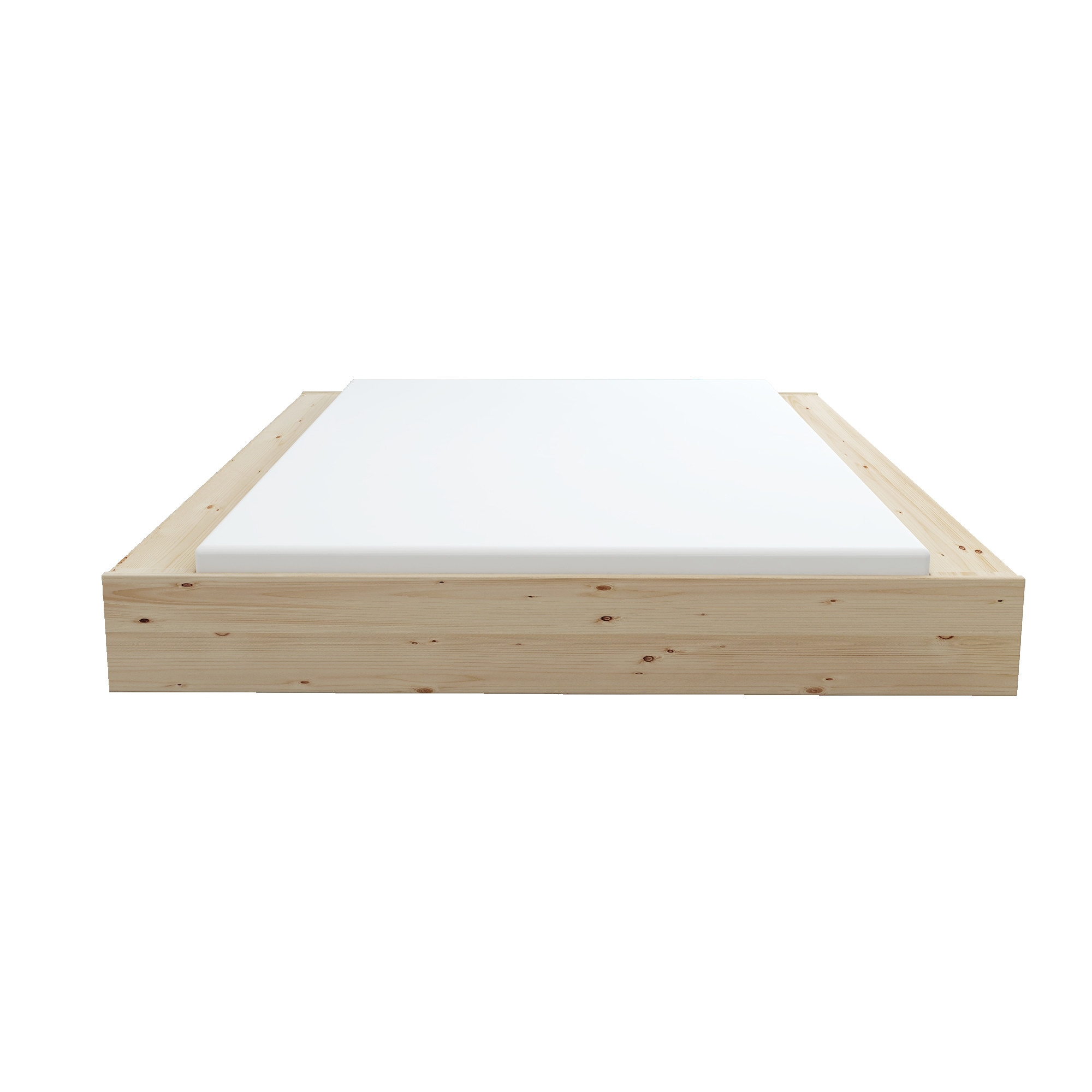 Home affaire Stauraumbett »Erno, Massivholzbett, Futonbett, 275KG belastbar«, (Breite/ Belastbarkeit: 120cm/275 KG, 180cm/275 KG), mit Lattenrost, Massivholz, FSC® zertifiziert, viel Stauraum + Ablagen