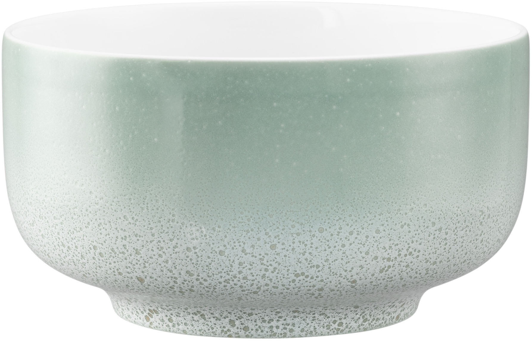 Schüssel SELTMANN WEIDEN "Sento Home", grün, mint, weiß, gesprenkelt, H:8,9cm Ø:16,2cm, Porzellan, Schüsseln, Schüssel, Schale, Bowl