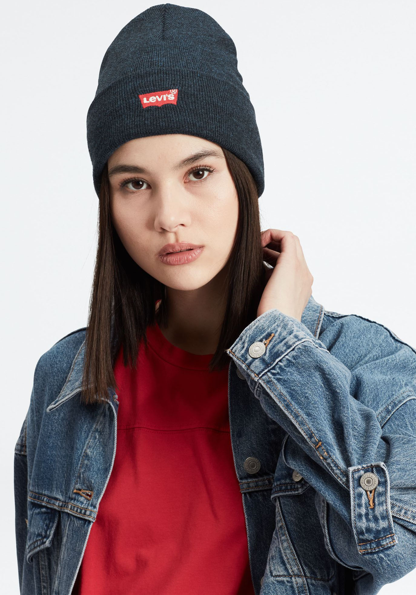 Thumbnail - Levis "Beanie Red Betwing" 1 Stk.