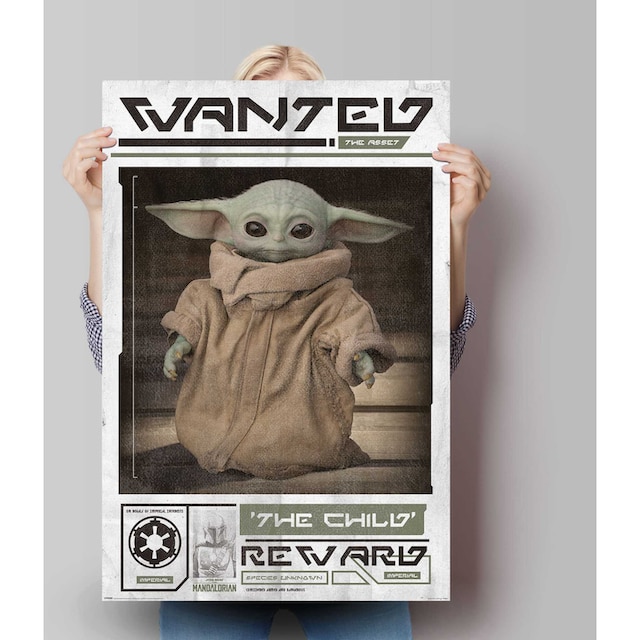 Reinders! Poster »Poster Mandalorian Baby Yoda The Child«, Serien, (1 St.)  bestellen | BAUR