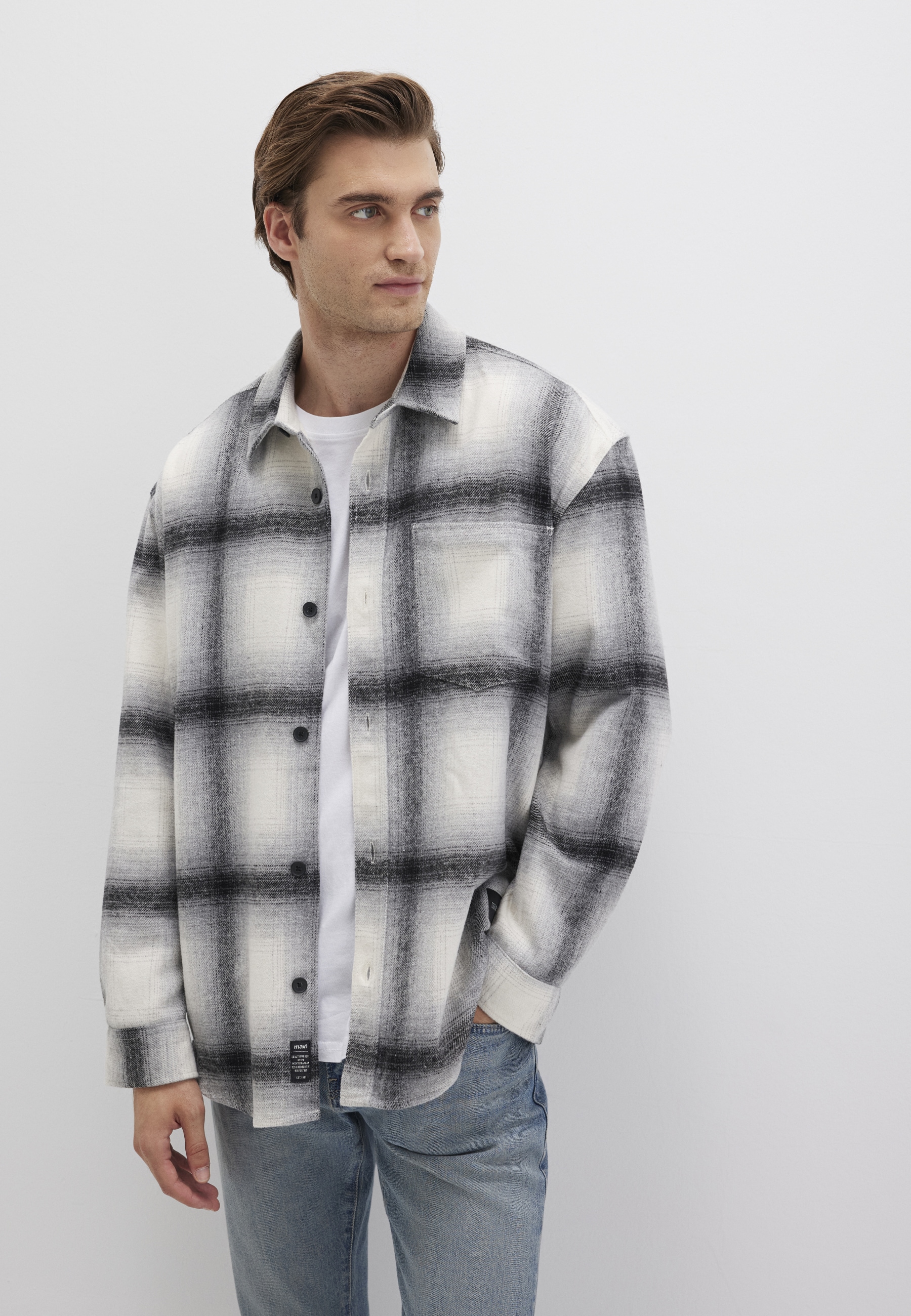 Mavi Langarmhemd "CHECK SHIRT", Karo Overshirt günstig online kaufen