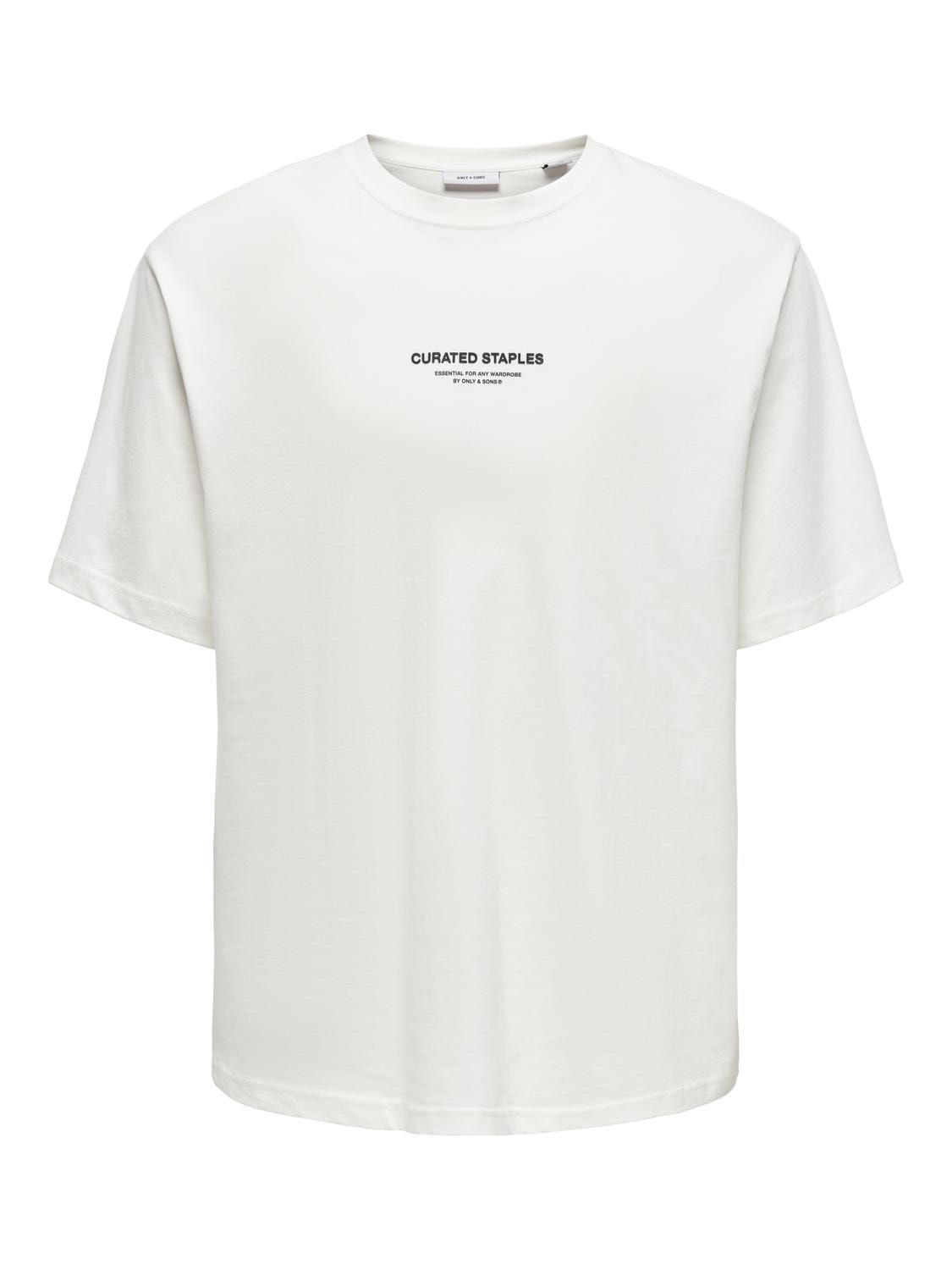 ONLY & SONS Rundhalsshirt »ONSCURATED RLX PRINT SS TEE«