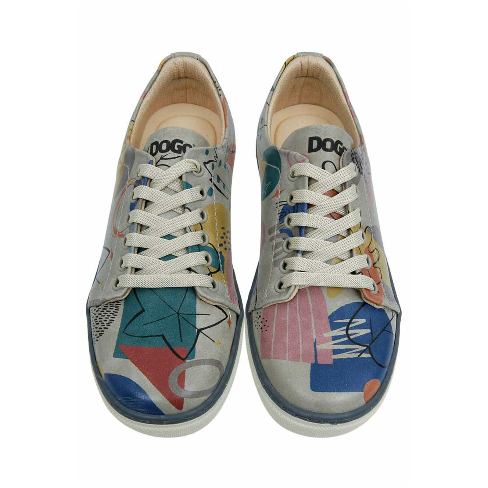 DOGO Sneaker »Sneaker Abstract Leaves Damen Sneaker / Female«, Vegan