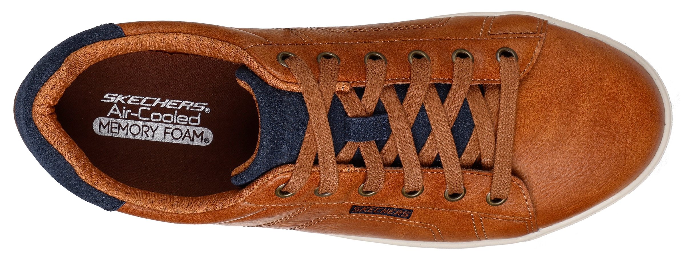 Skechers Sneaker »CAVELL«, Freizeitschuh, Slipper, Schnürschuh mit Air-Cooled Memory Foam