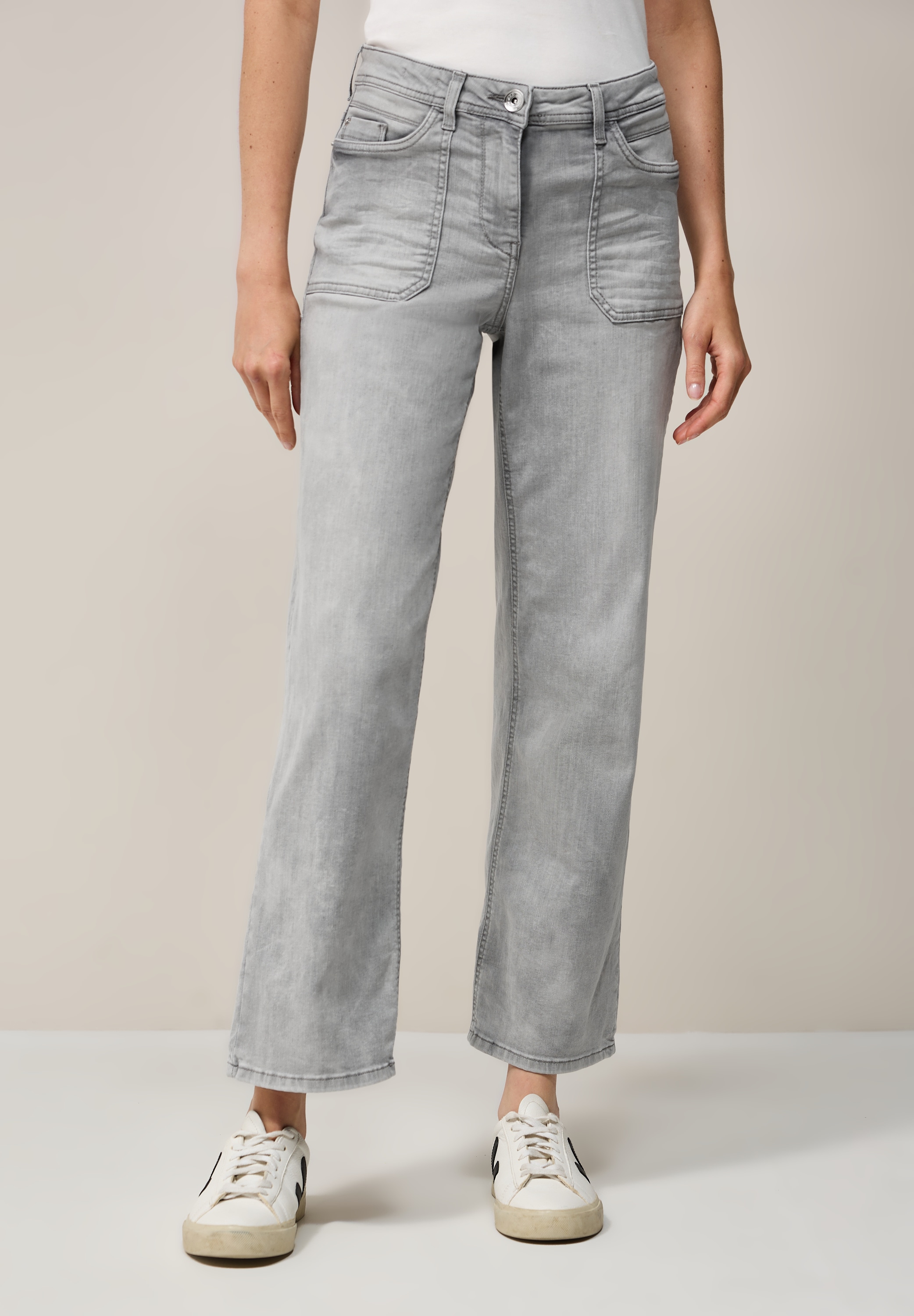 STREET ONE Loose-fit-Jeans, High Waist