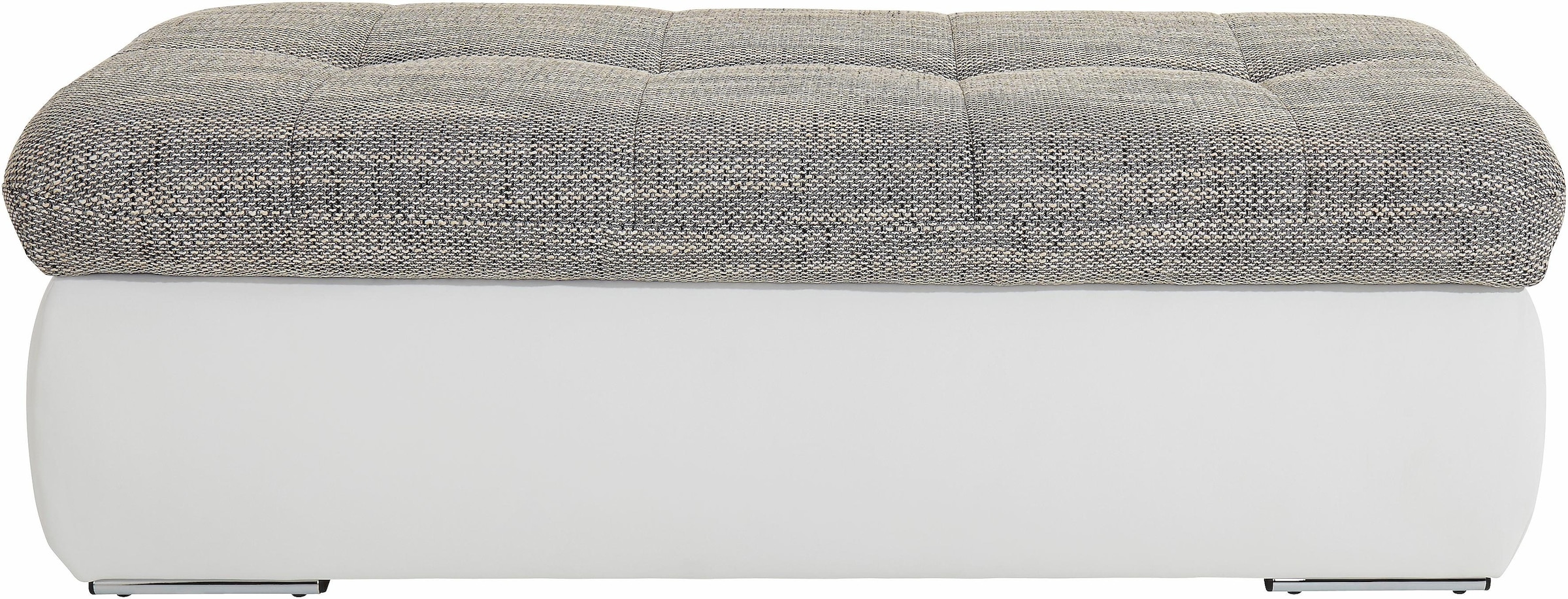 DOMO collection Polsterhocker "MORIC 136x64 cm, praktisch und komfortabel" inklusive Stauraum
