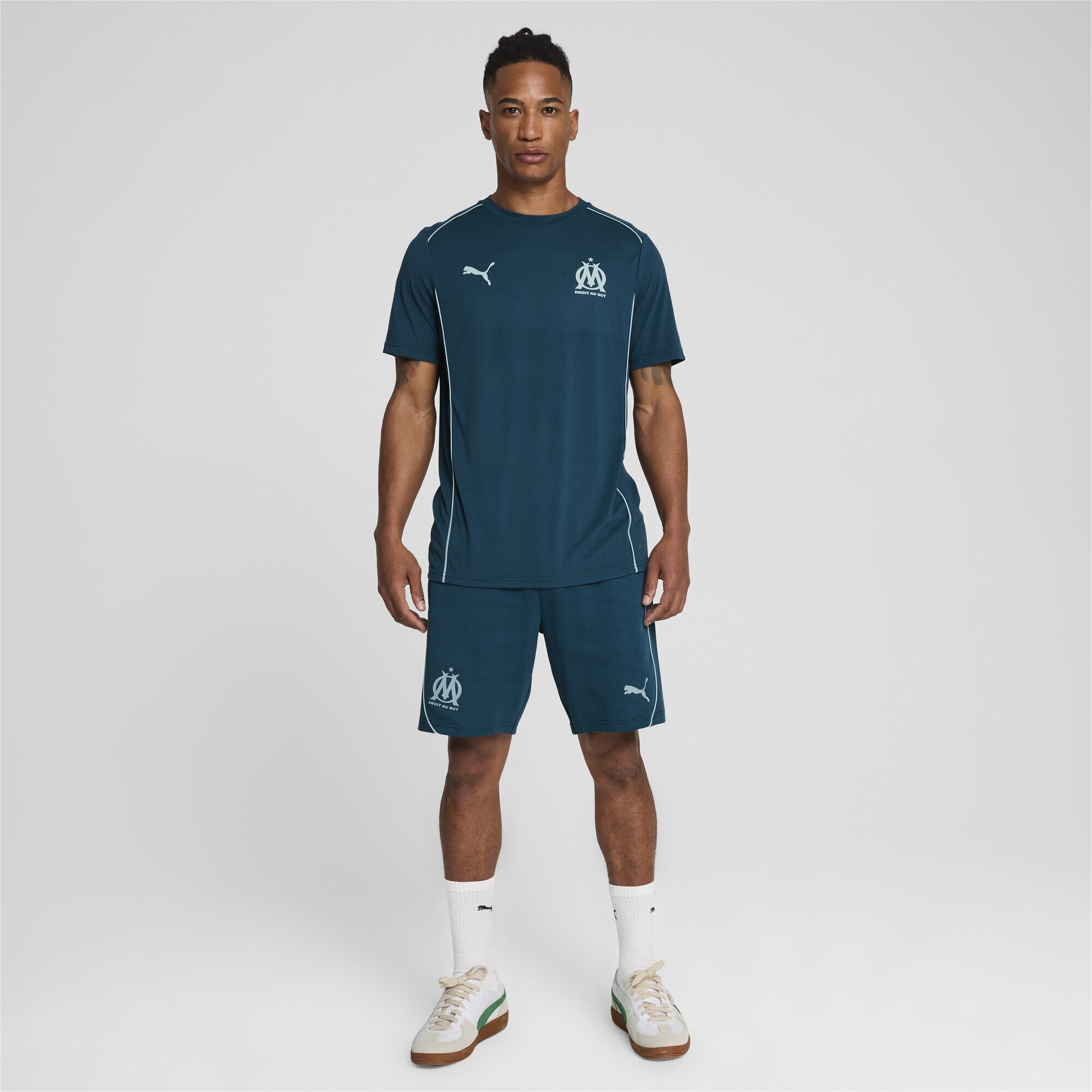 PUMA Trainingsshirt »Olympique de Marseille Casuals T-Shirt Herren«