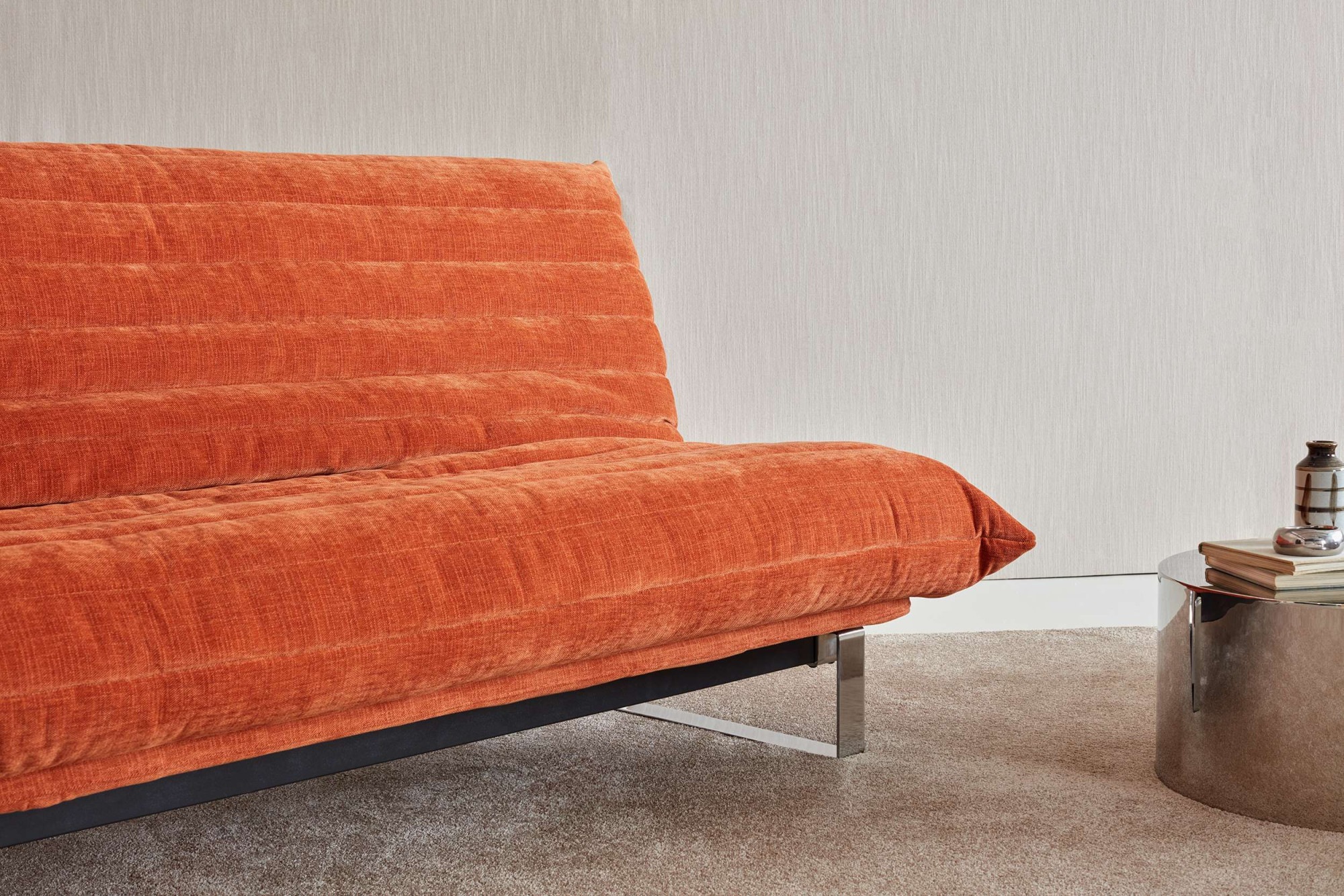 INNOVATION LIVING ™ Loungesofa »Minimum Quiltus L-Shaped Schlafsofa mit Daybettfunktion« Vierstufige Kopferhöhung und zwei Rückenpositionen für Komfort