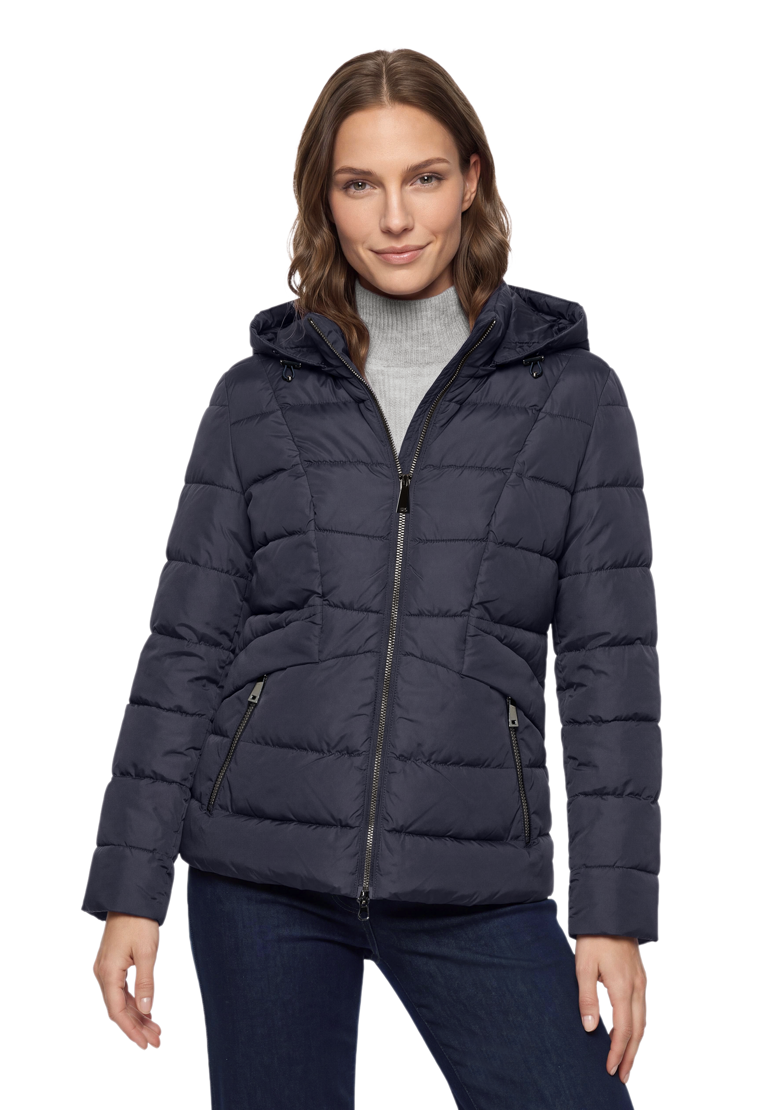 Betty Barclay Steppjacke mit Kapuze mit abnehmbarer Kapuze