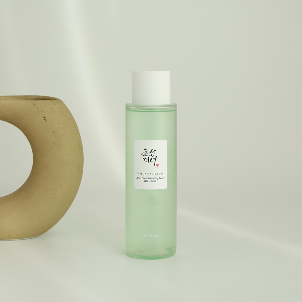 Beauty Of Joseon 2-in-1 Gesichtswasser und Peeling »Green Plum Refreshing Toner: AHA + BHA« milder Toner mit Plaumenwasser und Mungbohnenextrakt