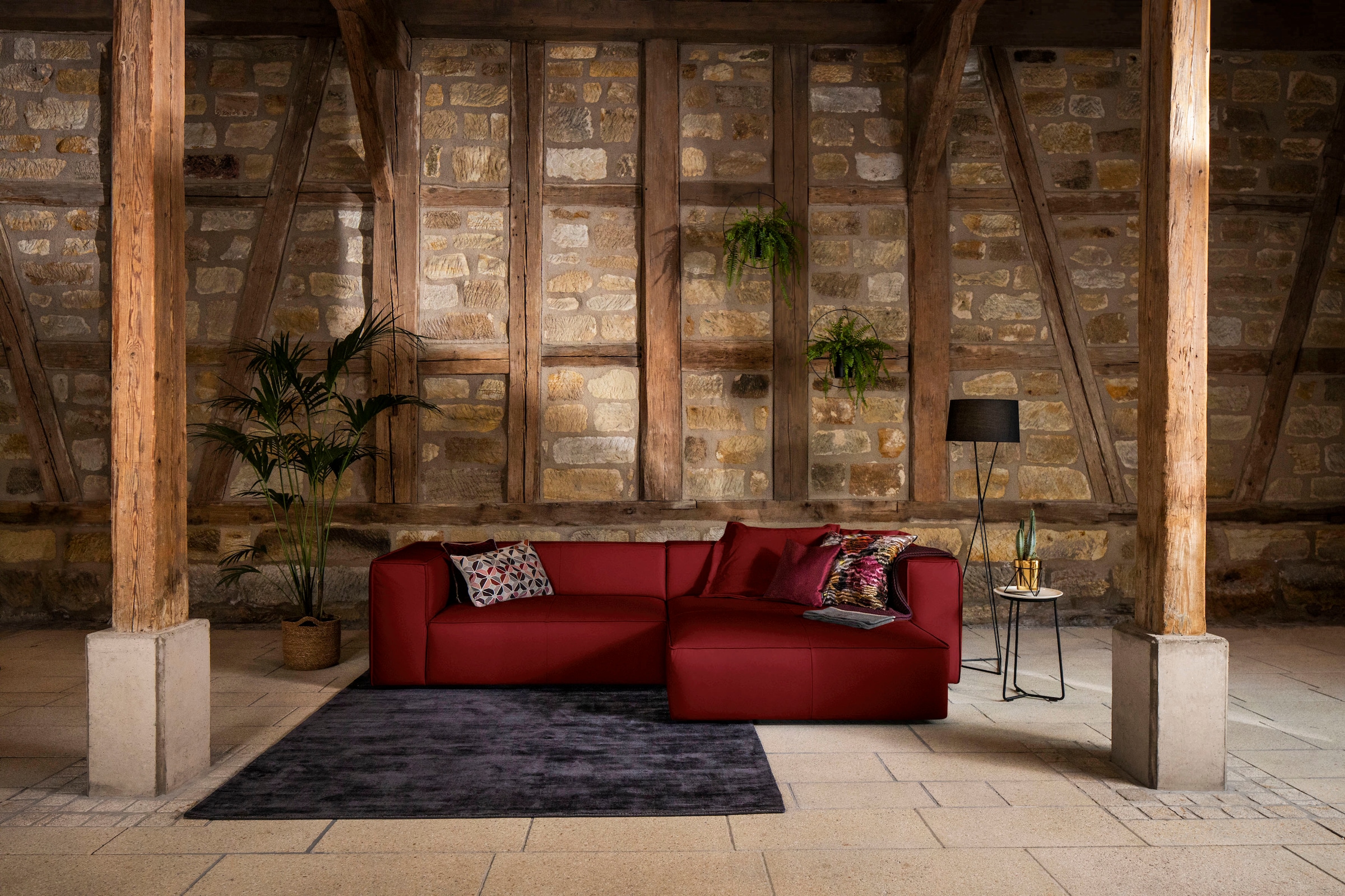 W.SCHILLIG Ecksofa "around-the-block, modern und elegant, bequem, L-Form", günstig online kaufen