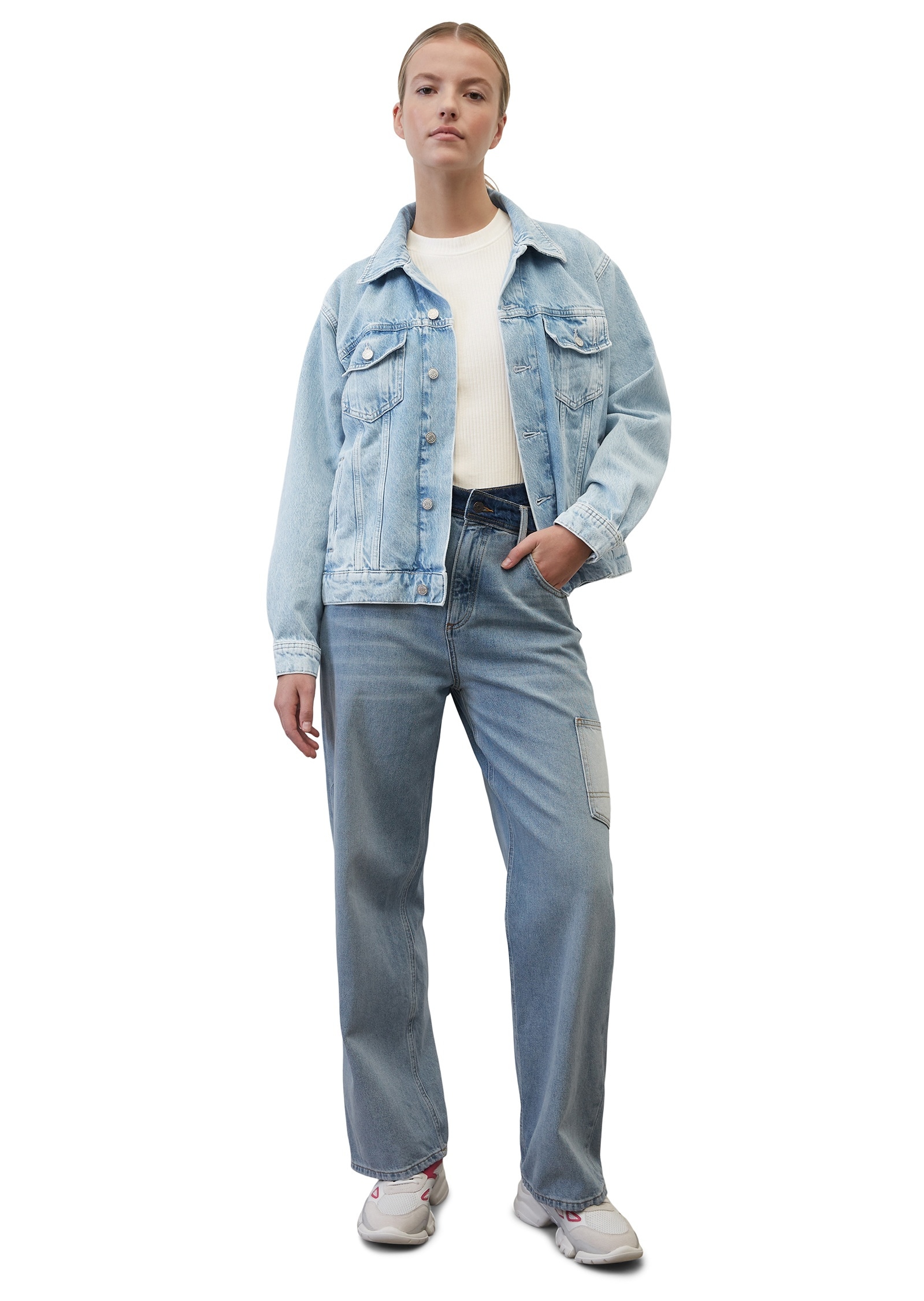 Marc O'Polo DENIM Jeansjacke »aus Organic Cotton«, ohne Kapuze