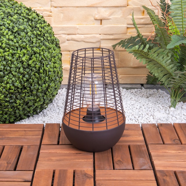 näve Gartenleuchte, 1 flammig-flammig, incl. Timer (6h an und 18h  aus),Material: Eisen,incl. Schiebeschalter kaufen | BAUR