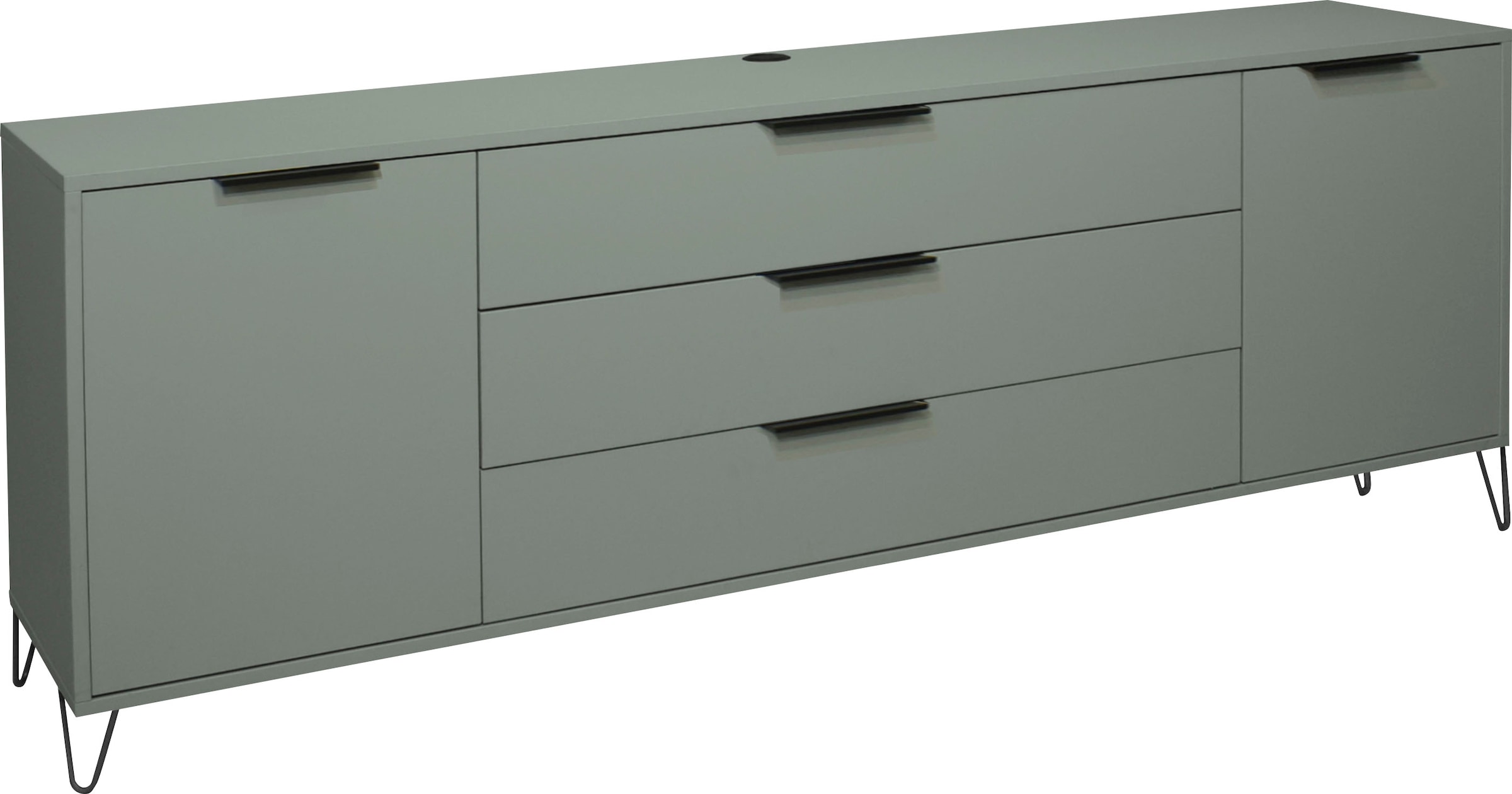 Mäusbacher Sideboard "Bonnie", Breite 216 cm mit Drahtgestell