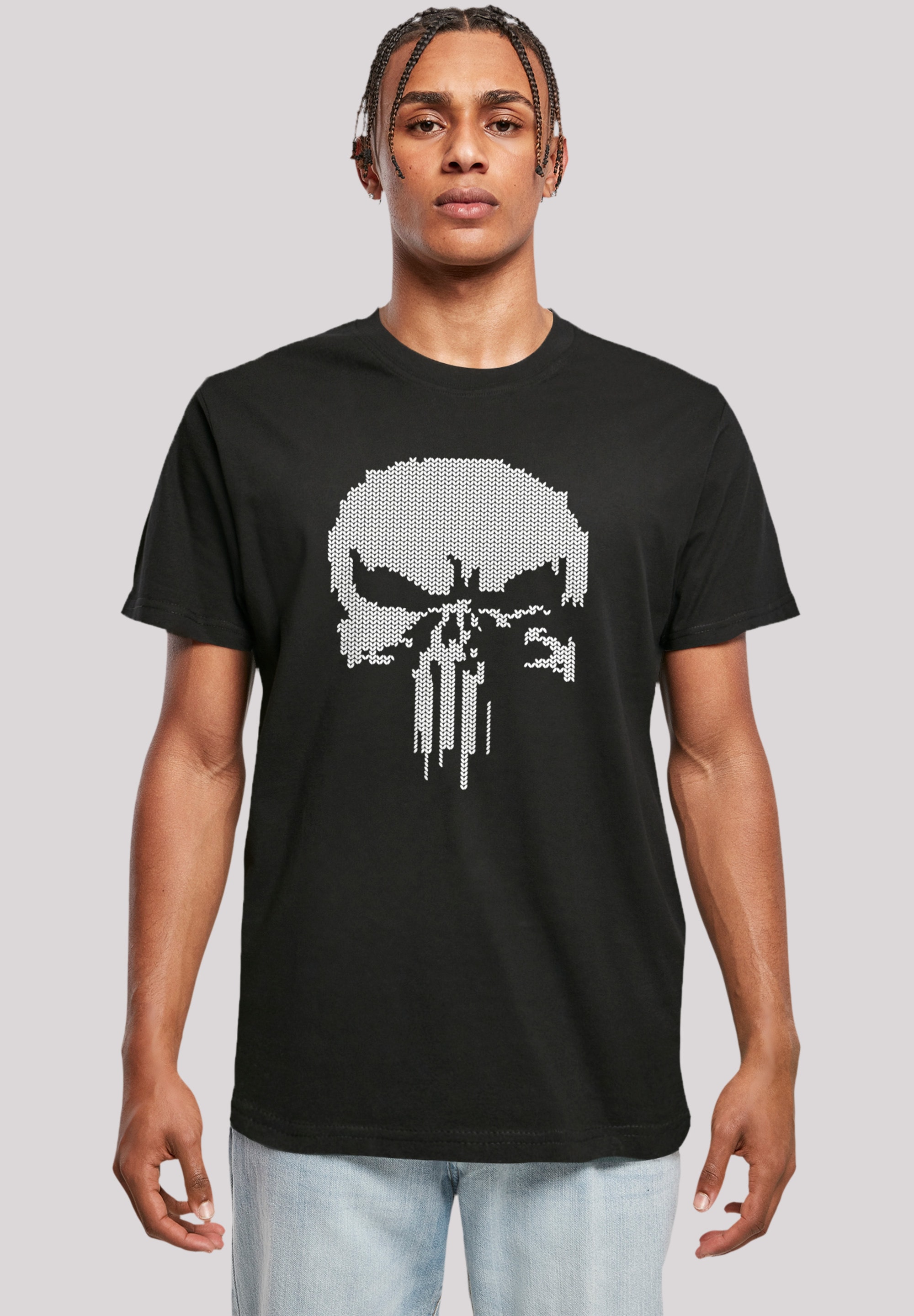 F4NT4STIC T-Shirt "Marvel Punisher Fake Knit", Premium Qualität günstig online kaufen