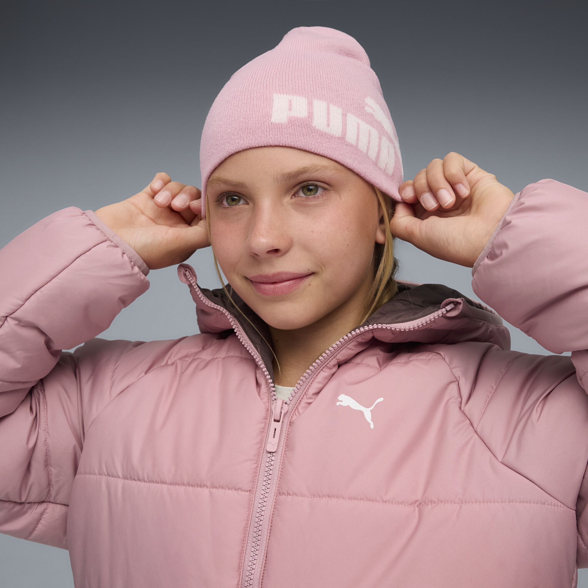 PUMA Beanie »Essentials Beanie ohne Umschlag Jugendliche«