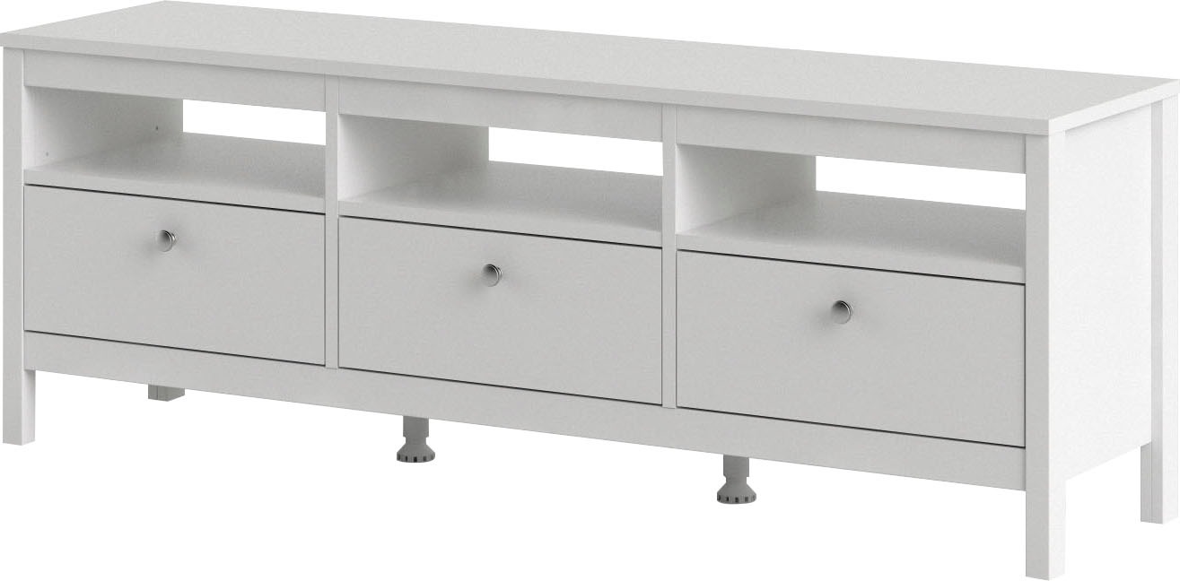Home affaire TV-Bank »Madrid, TV-Möbel, Fernsehtisch, TV-Unit, Media-Möbel, Sideboard,«, mit 3 Schubladen und 3 offenen Fächern, Breite 151 cm, Höhe 54 cm